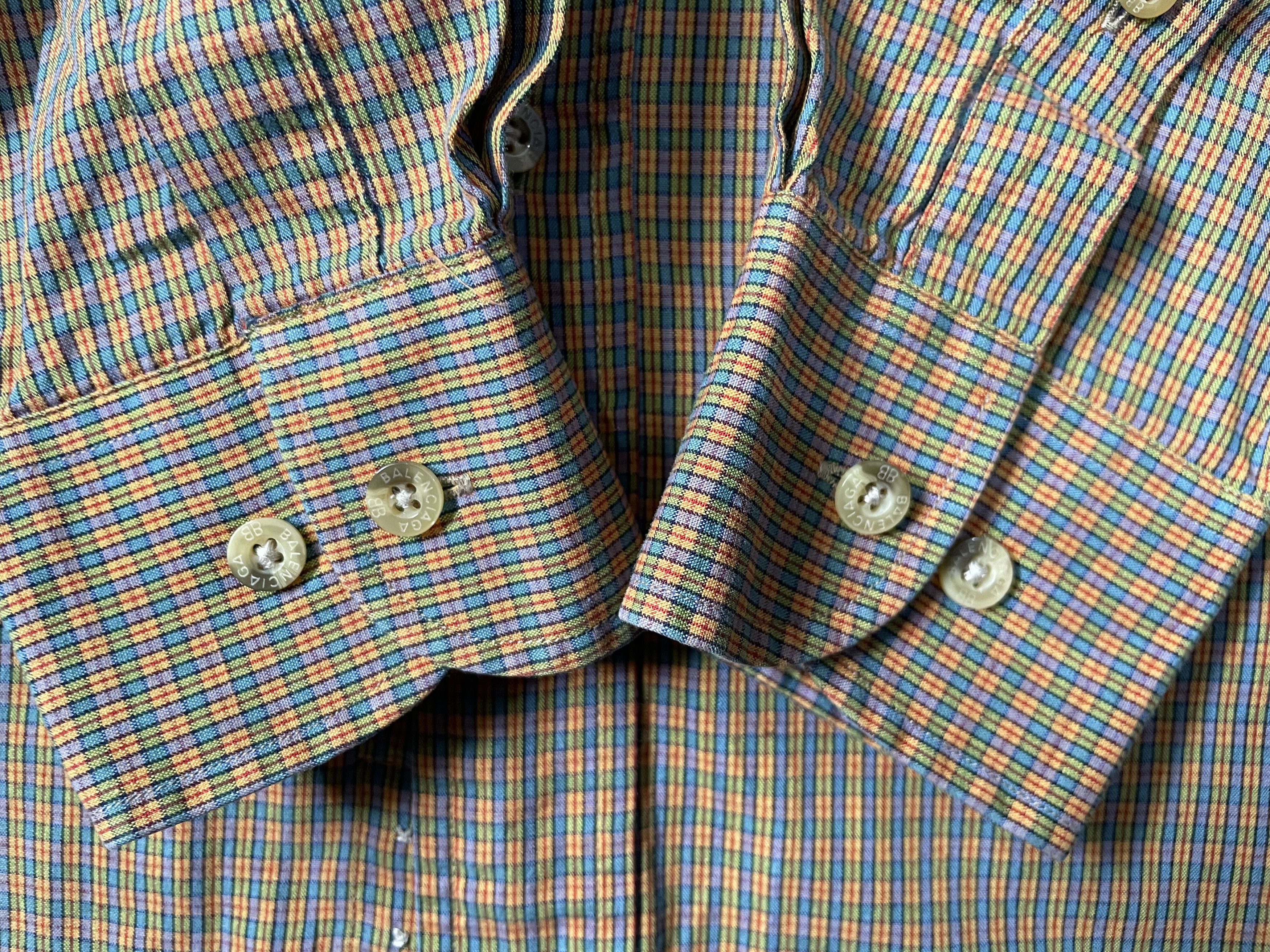Balenciaga Vintage Balenciaga - Bb Logo - Button Up Long sleeve Size US XL / EU 56 / 4 - 5 Thumbnail