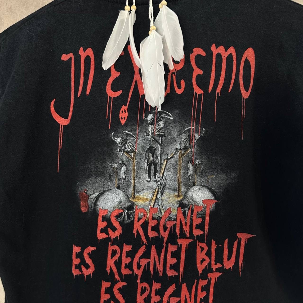Band Tees Vintage In Extremo T-shirts Big Logo Band Rock Y2K 00s USA Size US M / EU 48-50 / 2 - 10 Thumbnail