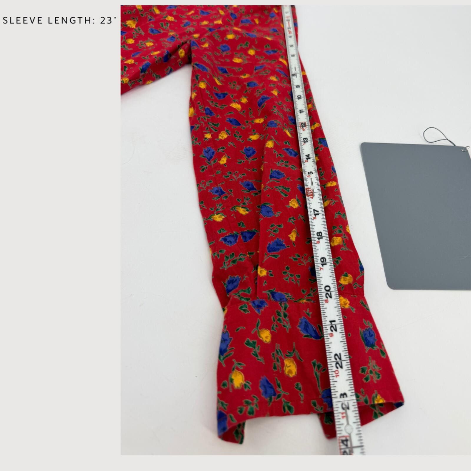 Other Dushyant Asthana Red Floral Button Up Shirt S Size US S / EU 44-46 / 1 - 9 Thumbnail