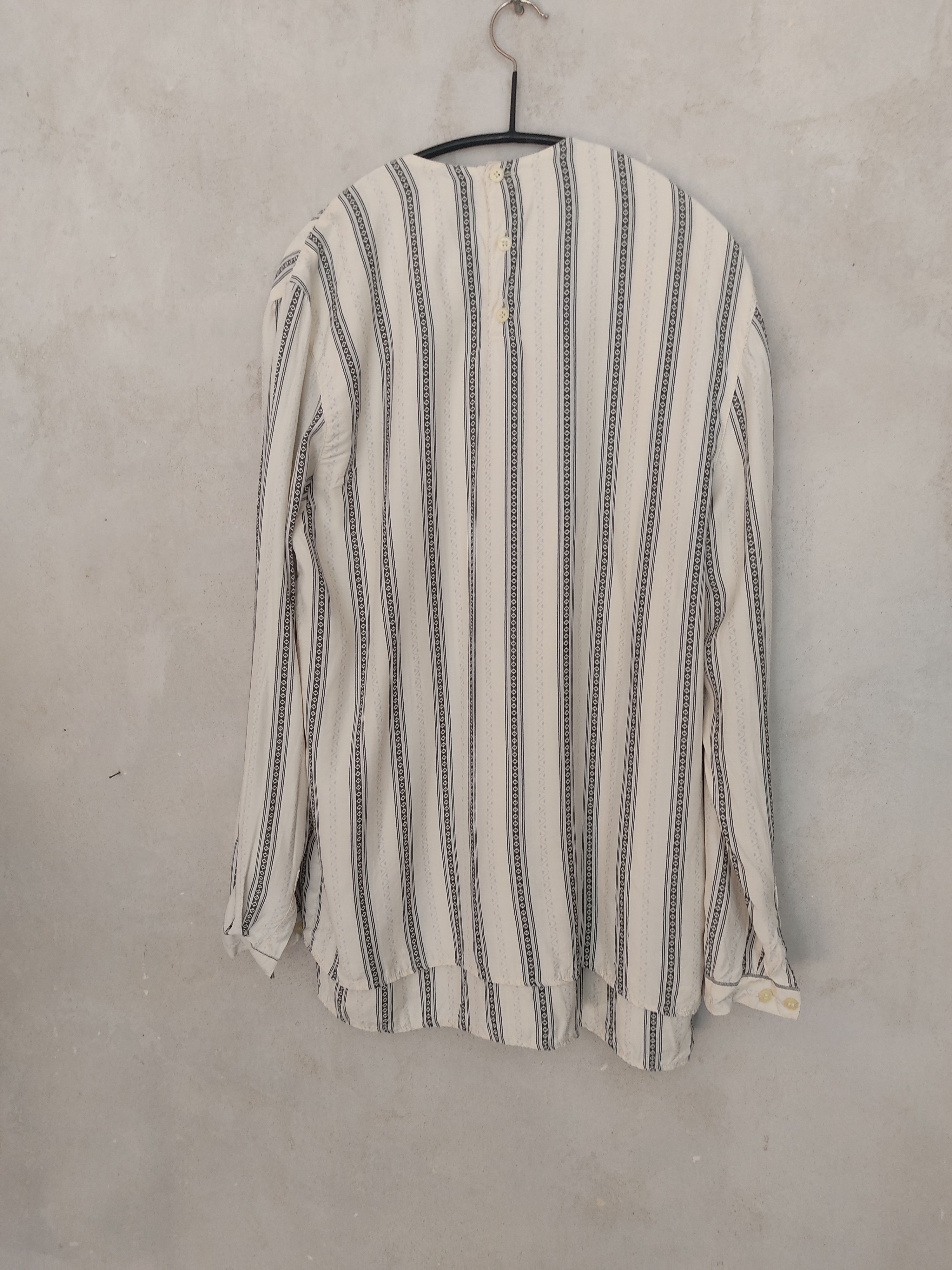 Emporio Armani Double layered 80' shirt top Size US M / EU 48-50 / 2 - 2 Thumbnail