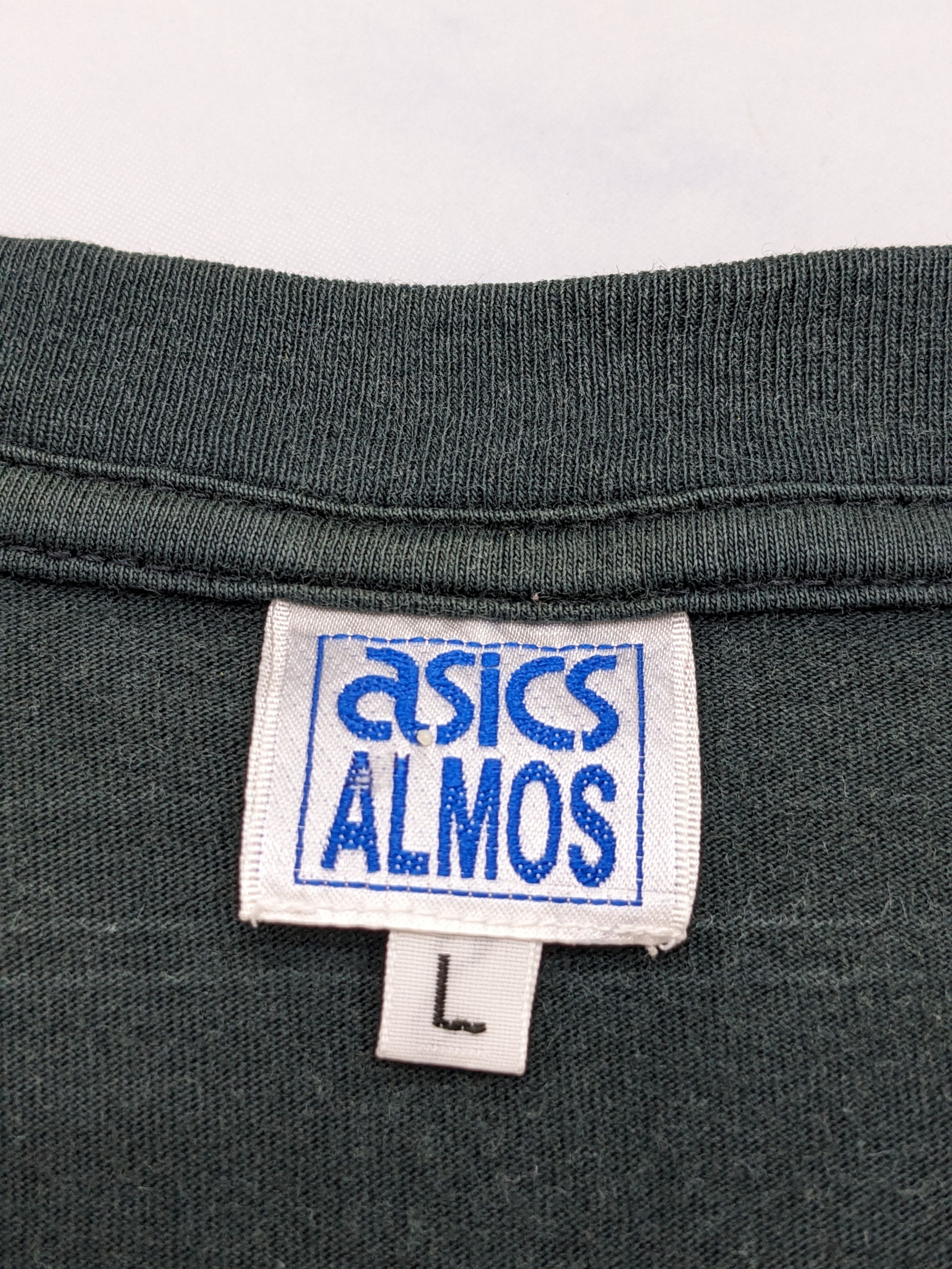 Asics VINTAGE JAPANESE BRAND ASICS ALMOS TEE Size US L / EU 52-54 / 3 - 8 Thumbnail