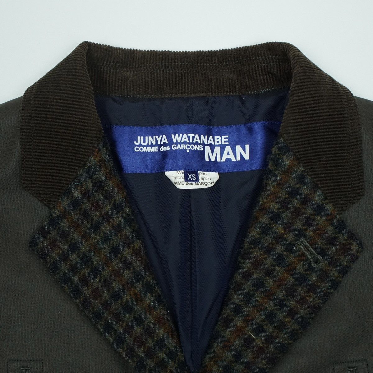Junya Watanabe *NoTariff FW 2012 Runaway Junya Watanabe Wool Plaid Blazer Size US XS / EU 42 / 0 - 5 Thumbnail