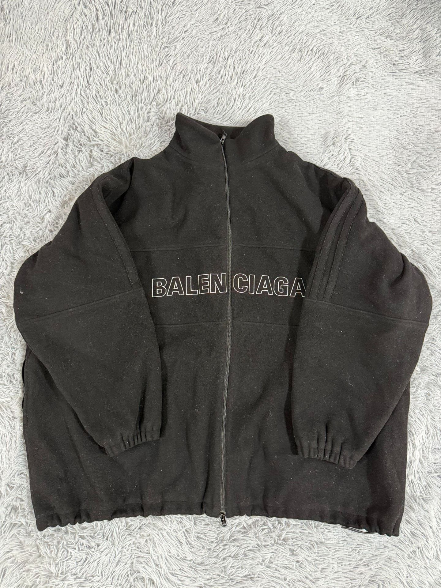 Balenciaga Balenciaga Retro Cotton Black Heavy Coat l Men Size US L / EU 52-54 / 3 - 1 Thumbnail