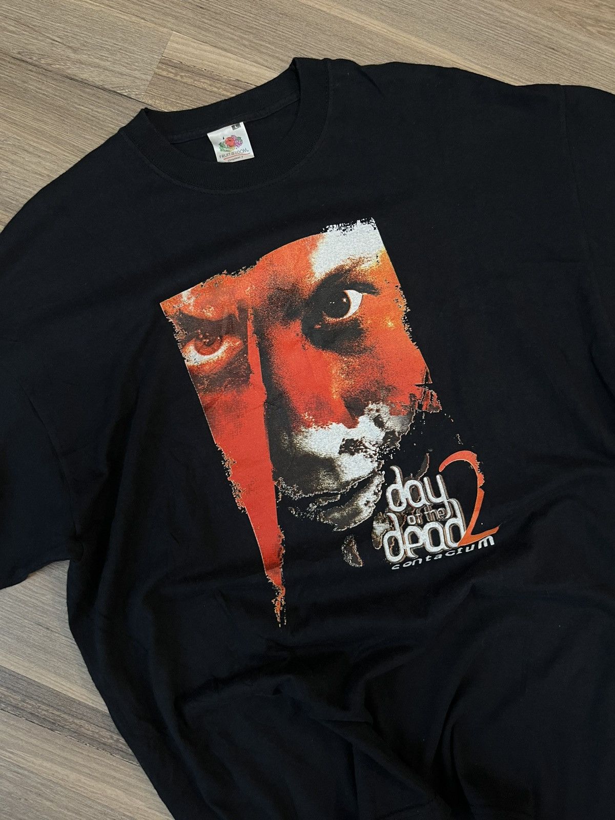 Fruit Of The Loom T-Shirt Vintage 2005 Day of the Dead 2 Horror Movie Tee Size US L / EU 52-54 / 3 - 2 Thumbnail