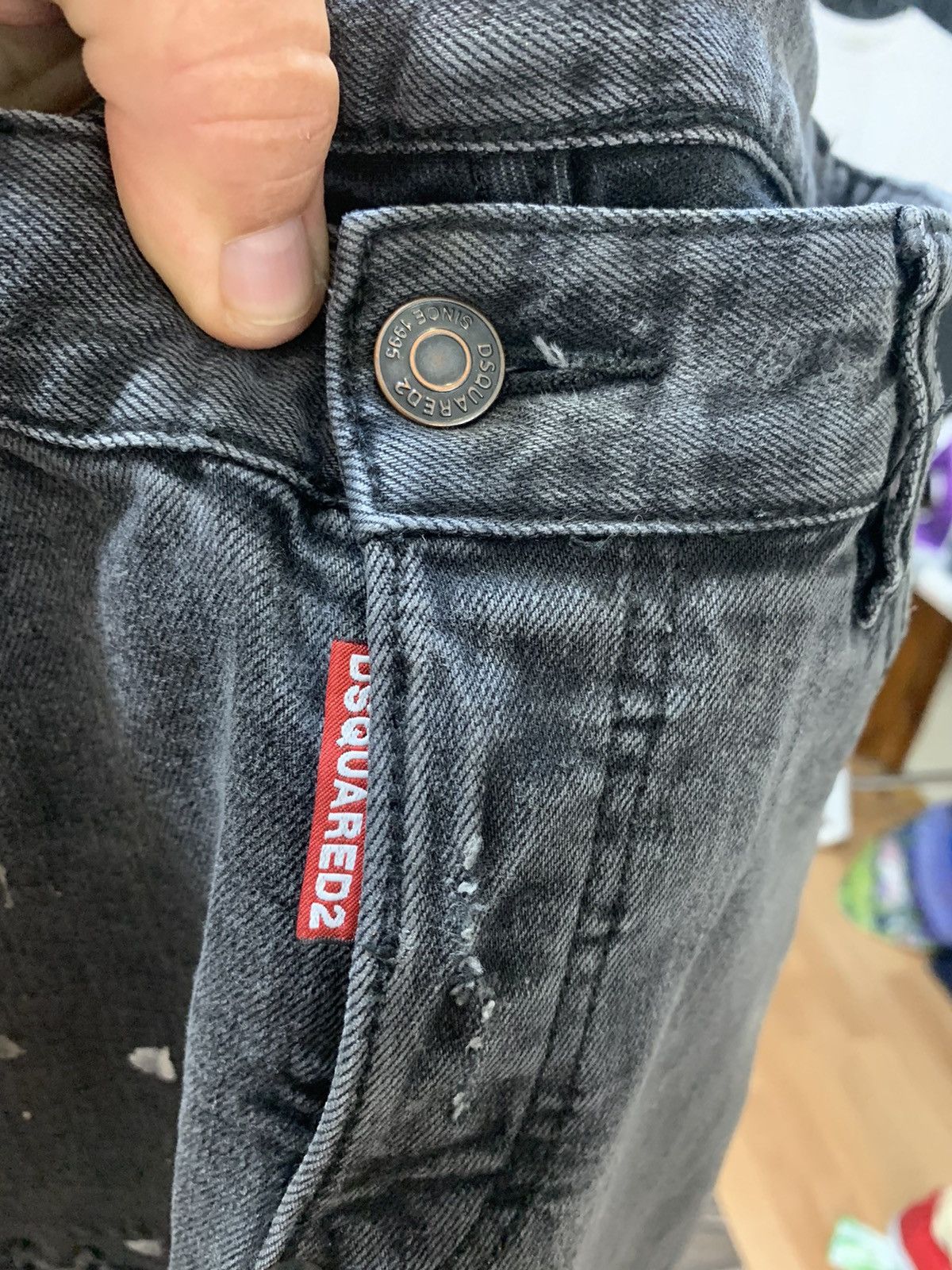 Dsquared2 Dsquared2 Black Jeans Size 30 Made in Italy Size US 30 / EU 46 - 7 Thumbnail