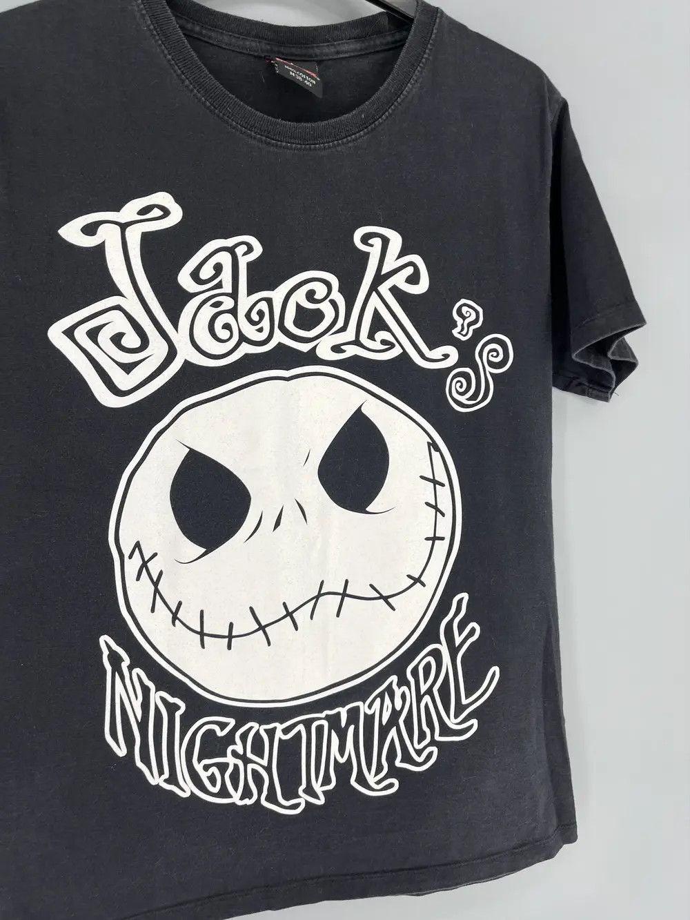 Vintage Vintage Jack Nightmare Before Christmas Neon Print T-SHIRT Size US M / EU 48-50 / 2 - 5 Thumbnail