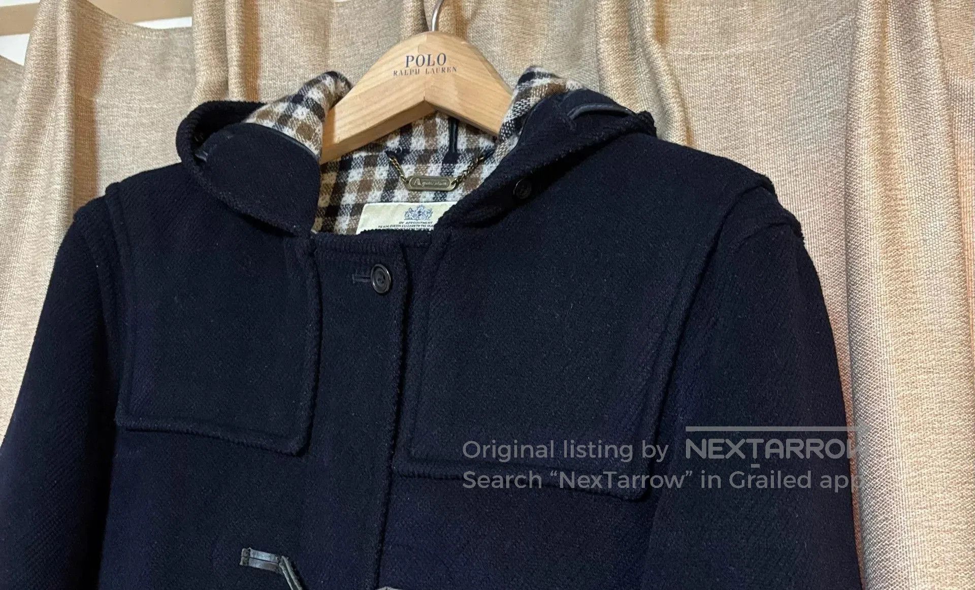 Aquascutum Aquascutum Men's Wool Horn Button Coat. Size US S / EU 44-46 / 1 - 6 Thumbnail