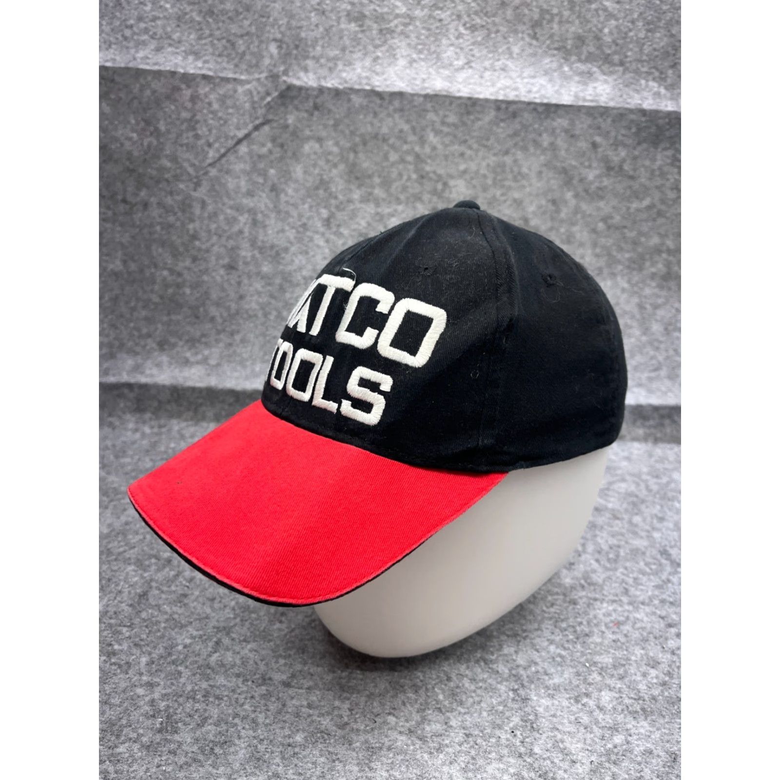 Vintage Matco Tools Hat Cap Snap Back Adult One Size Black Red Cotton Mechanic Workwear Twill Logo Tools Baseball Cap Mens Size ONE SIZE - 4 Thumbnail