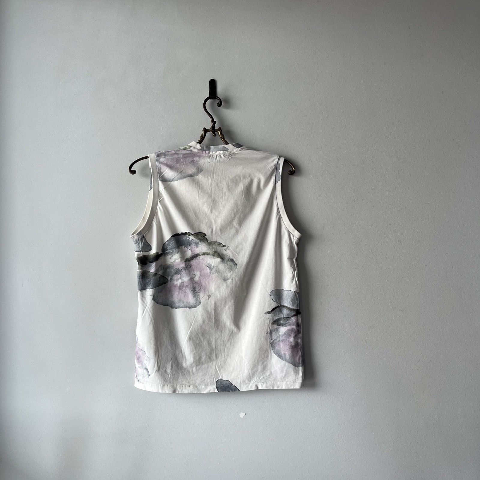 Acne Studios Acne Studios Zone Merci Printed Tank Top Abstract Floral Size M / US 6-8 / IT 42-44 - 4 Thumbnail