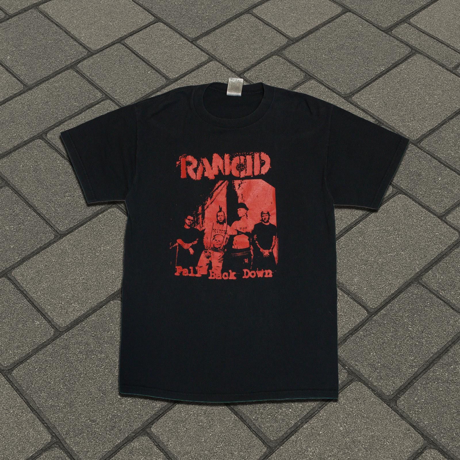 Vintage 00’s Rancid Fall Back Down Tee Size US M / EU 48-50 / 2 - 1 Thumbnail