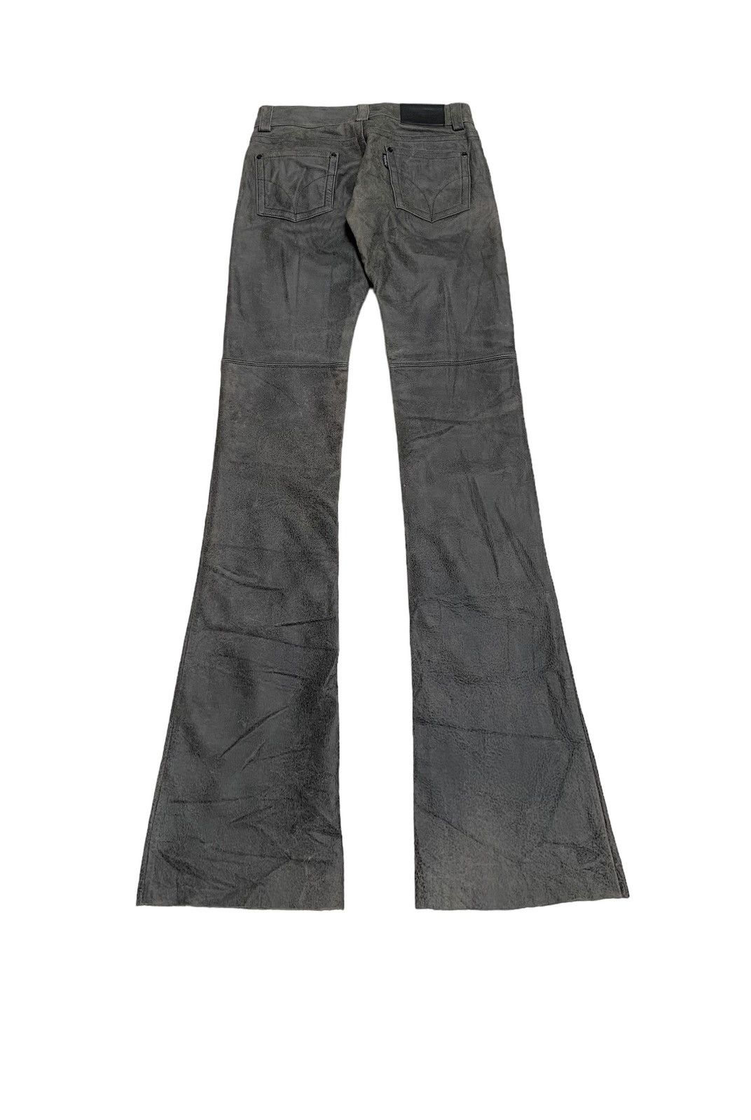 Hysteric Glamour Very Rare Vintage Hysteric Glamour Leather Flare Pants 1990s Size US 29 - 2 Thumbnail