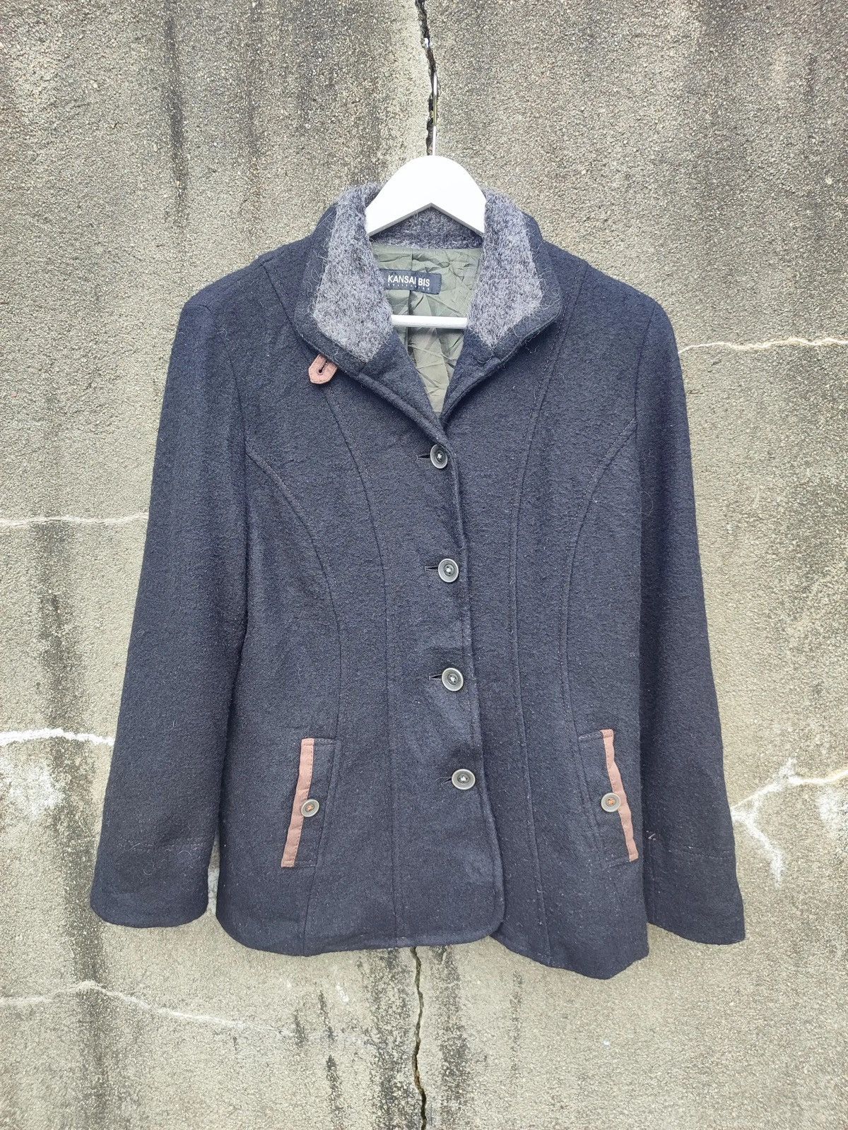 Japanese Brand × Kansai Yamamoto × Vintage Vintage Kansai Bis Collection Wool Jacket Size M / US 6-8 / IT 42-44 - 1 Thumbnail