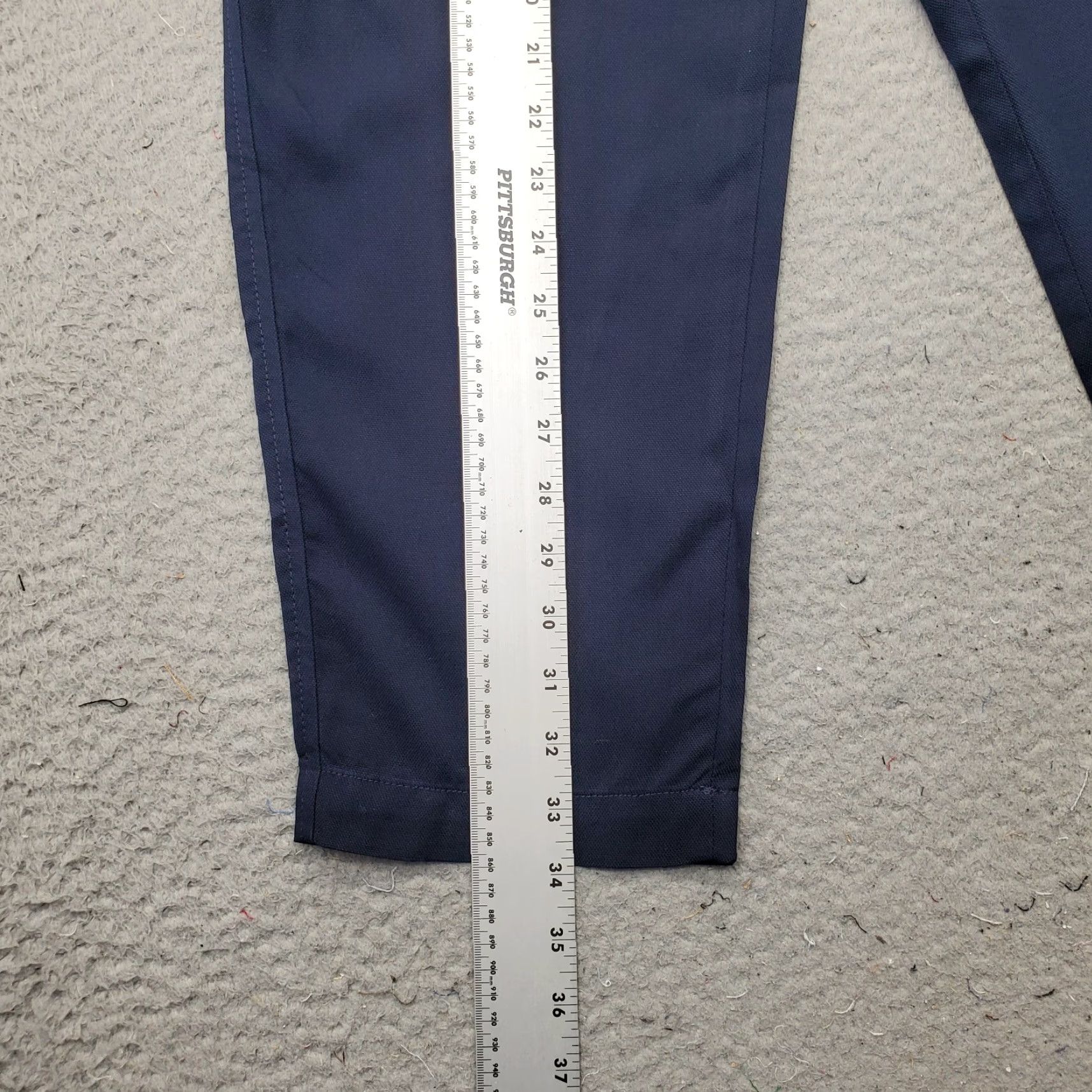 Talbots Talbots Ankle Pants Women 8P Navy Stretch Elastic Waistband Pull On Casual Slim Pockets 8 Petite Womens Size 8P Navy Size 30" / US 8 / IT 44 - 3 Thumbnail
