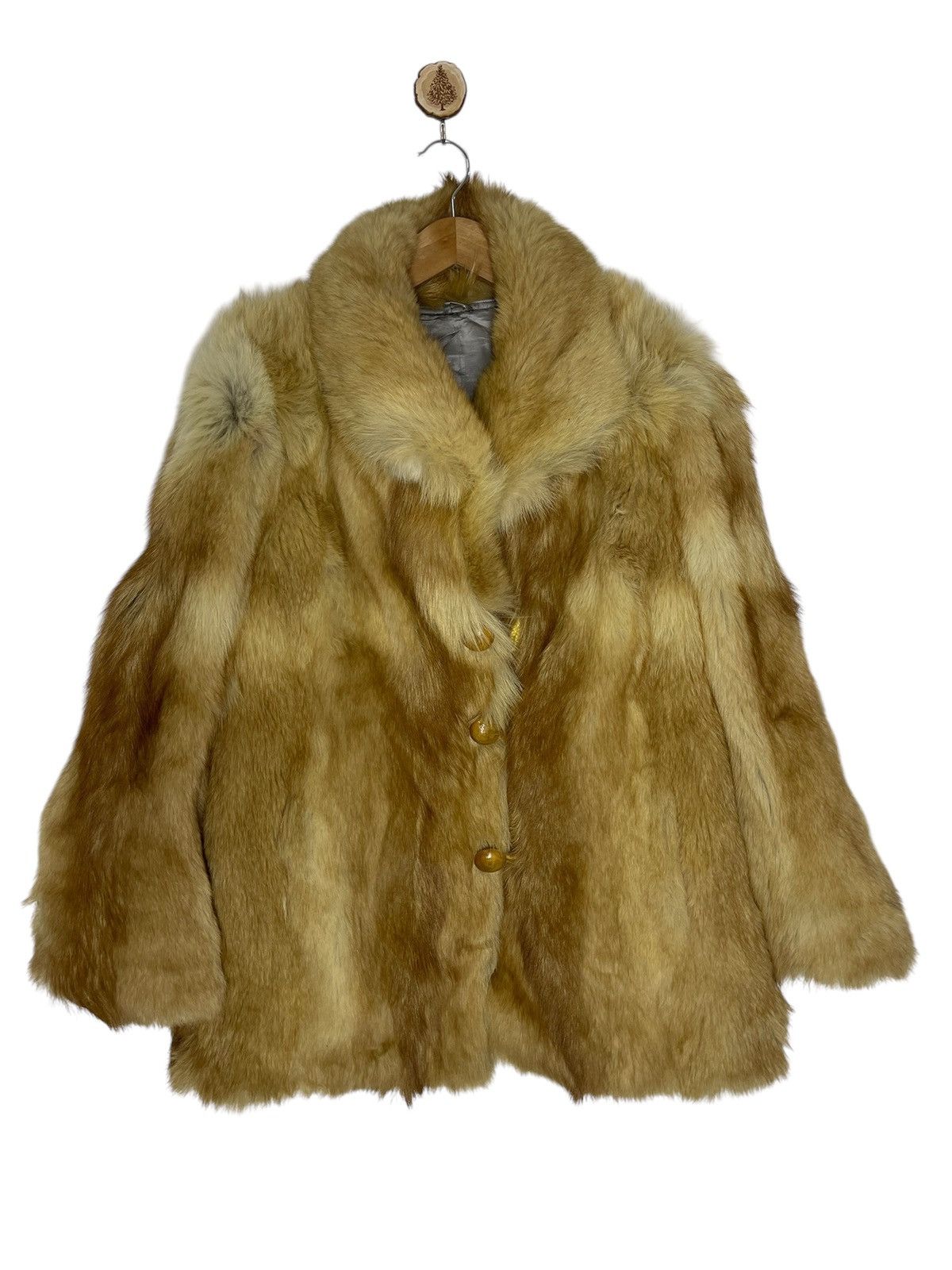 Vintage VINTAGE FOX FUR OUTER WEAR MUSHROOM BUTTON Size M / US 6-8 / IT 42-44 - 2 Thumbnail