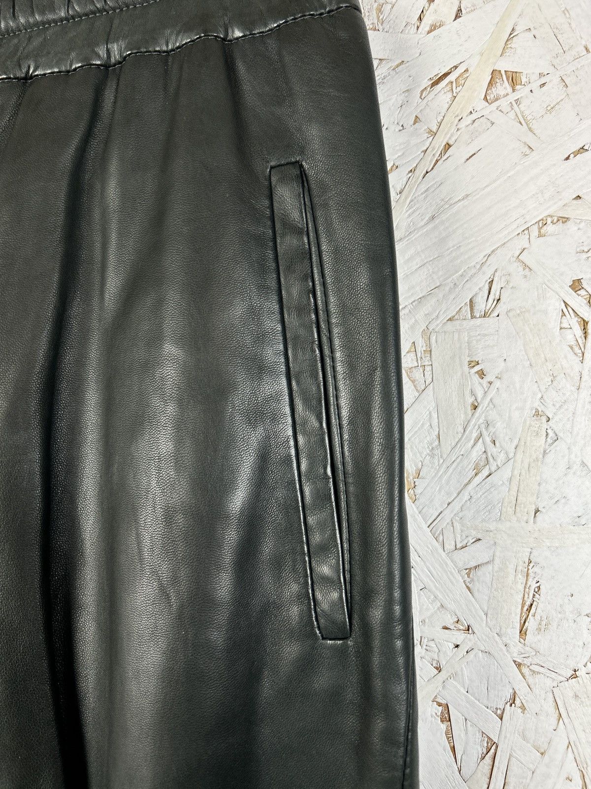 Brunello Cucinelli Brunello Cucinelli Leather Trousers Pants Size 40 Size 27" / US 4 / IT 40 - 3 Thumbnail