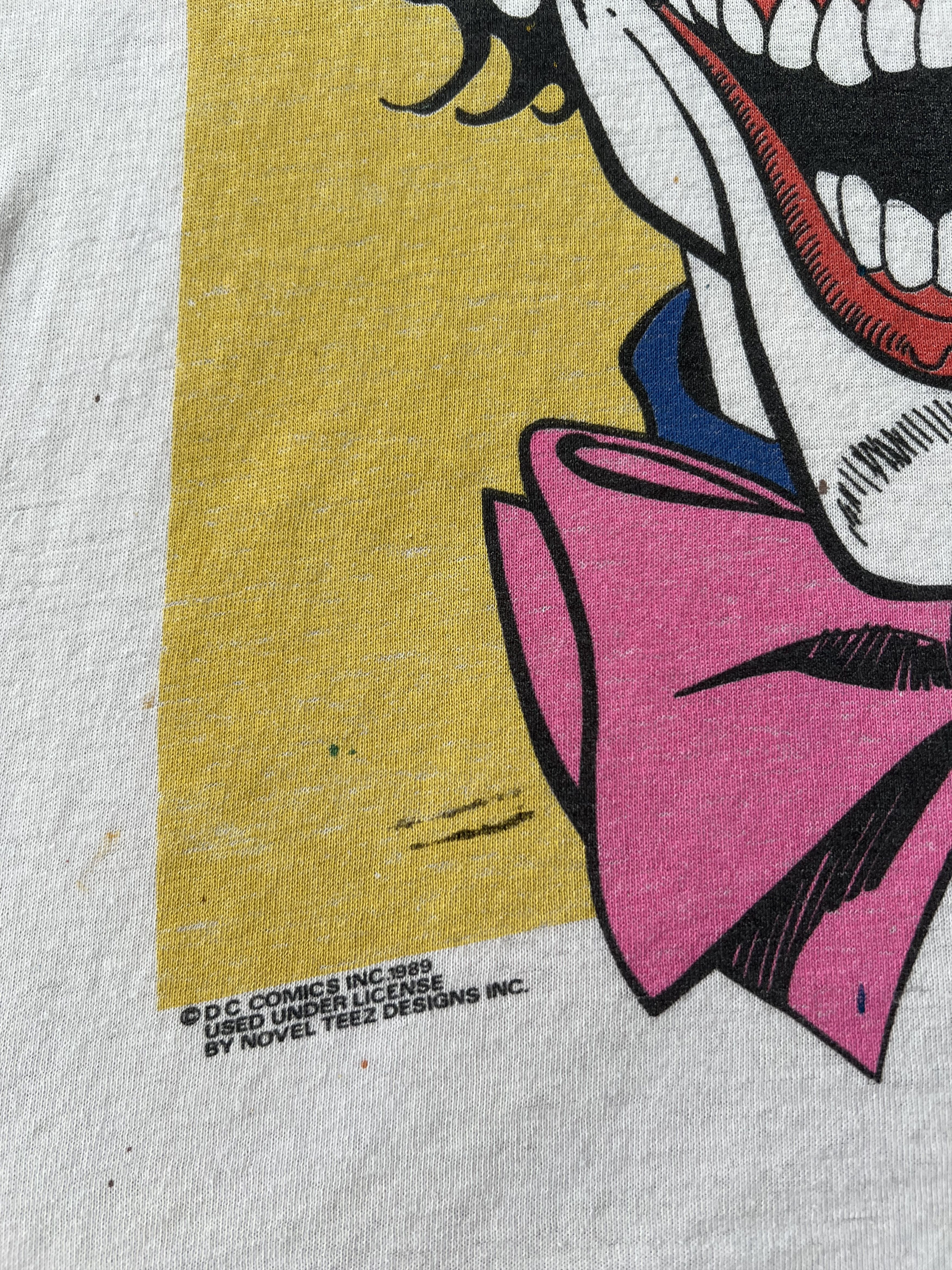 DC Comics Vintage 1989 Joker Batman DC Comics White T-shirt Size US M / EU 48-50 / 2 - 6 Thumbnail