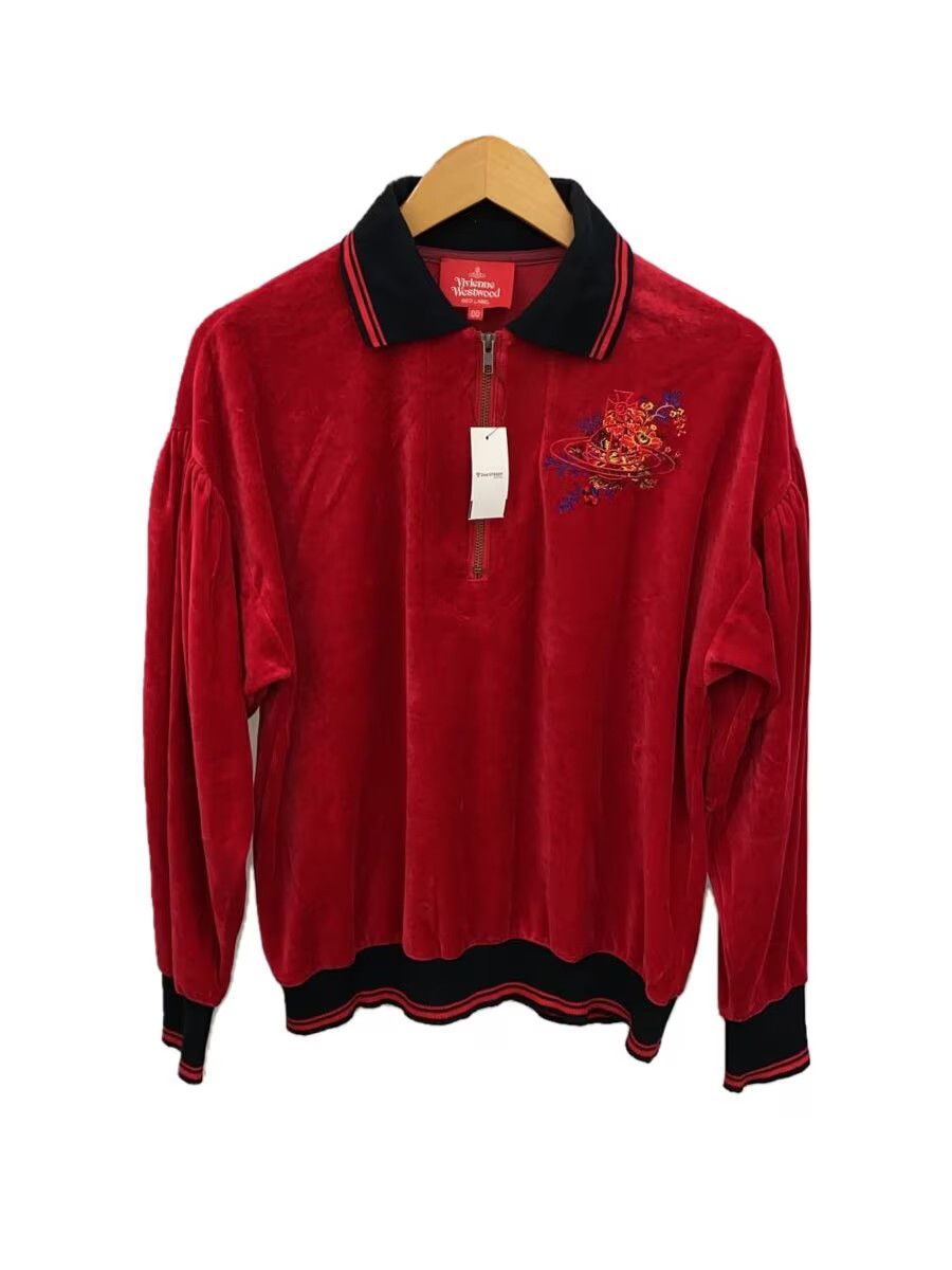 Vivienne Westwood Orb Velor Long Sleeve Polo Shirt Size US M / EU 48-50 / 2 - 1 Thumbnail