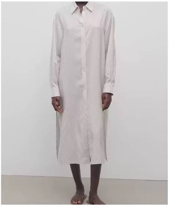 The Row The Row 25 New Striped Oversized Dress/Jacket Size 0 Size XS / US 0-2 / IT 36-38 - 7 Thumbnail