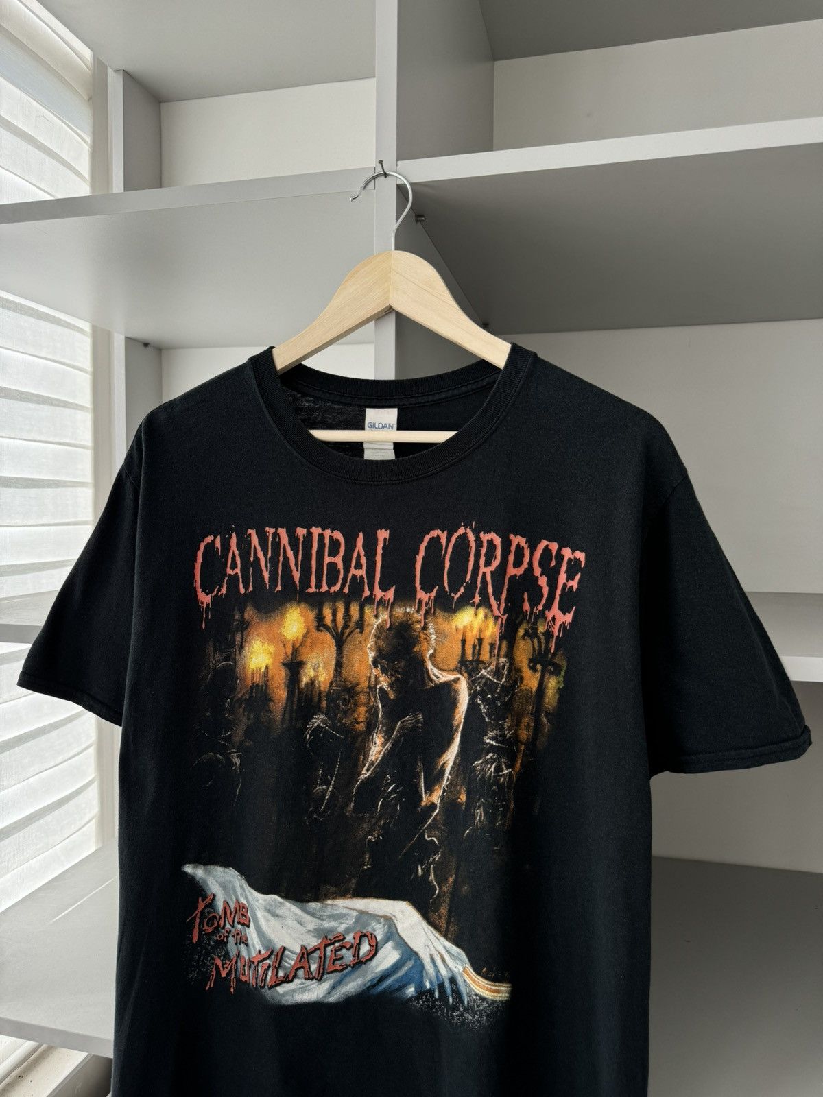 Band Tees × Vintage Cannibal Corpse Tomb of the Mutilated Vintage T Shirt Size US L / EU 52-54 / 3 - 4 Thumbnail