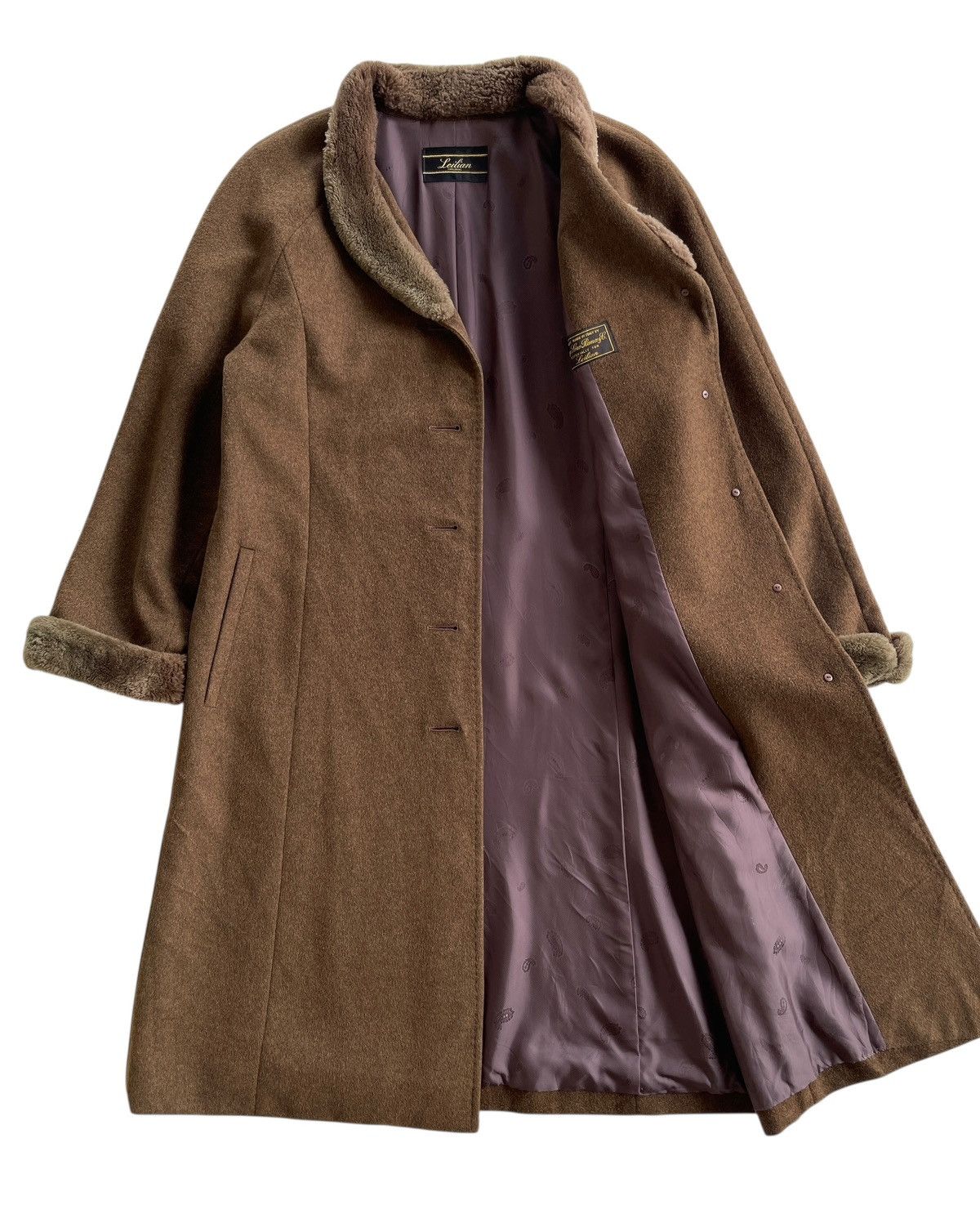 Loro Piana Loro Piana X Leilian Mohair Faux Fur Luxury Coat Size M / US 6-8 / IT 42-44 - 3 Thumbnail