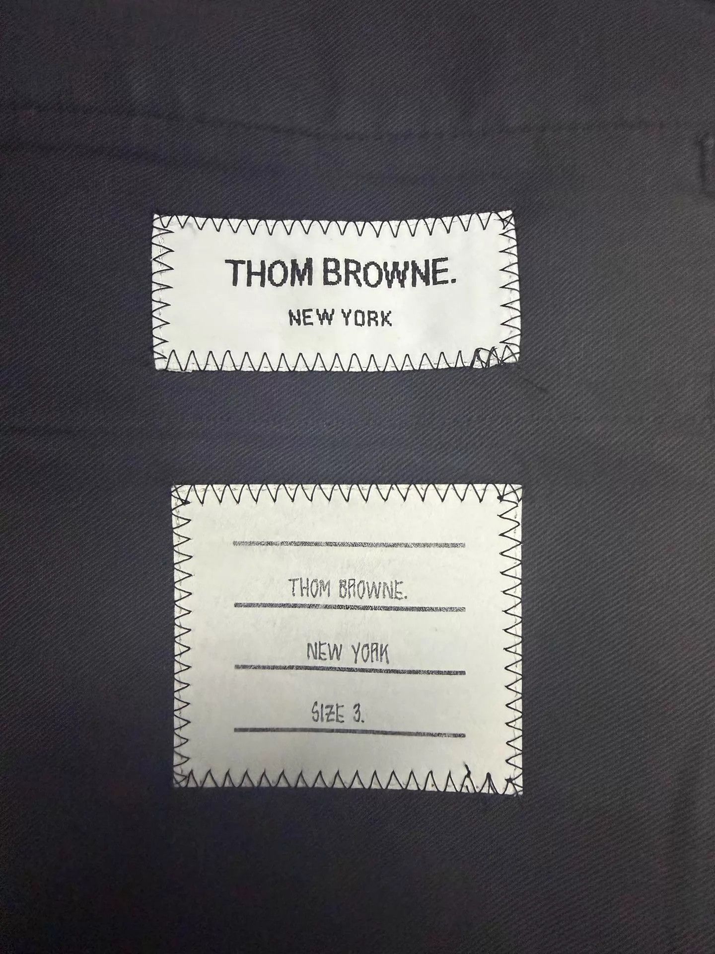 Thom Browne Thom Browne Classic Navy Gold Button Slim Pants Size3 Size US 34 / EU 50 - 5 Thumbnail