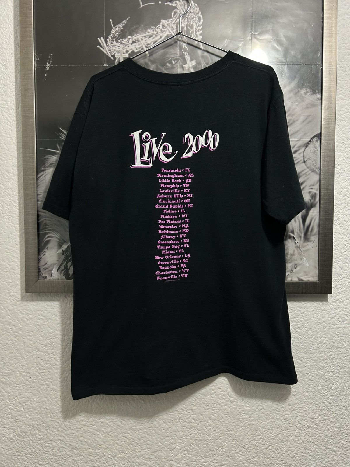 Band Tees BRITNEY SPEARS LIVE 2000 VINTAGE SHIRT Size US XL / EU 56 / 4 - 3 Thumbnail