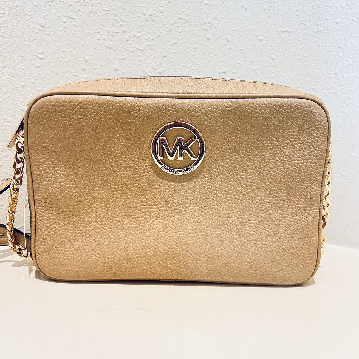 Michael Kors Michael Kors Fulton Leather Camel Camera Crossbody Bag NWT Size ONE SIZE - 3 Thumbnail