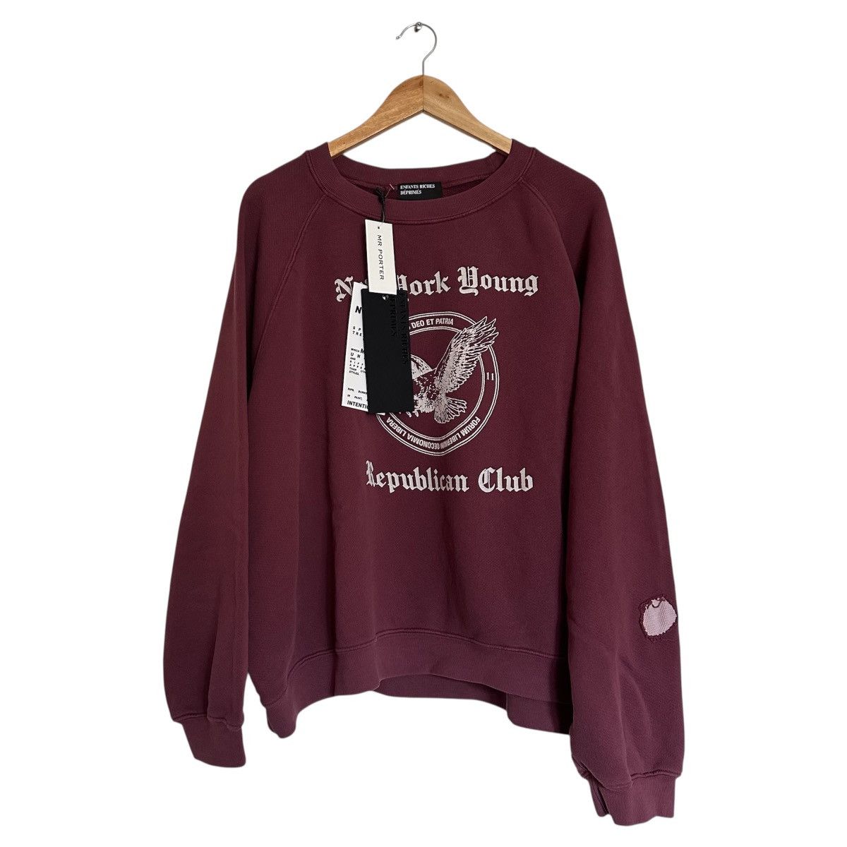 Enfants Riches Deprimes ERD New York Young Republican Club Sweatshirt Size US XXL / EU 58 / 5 - 1 Thumbnail
