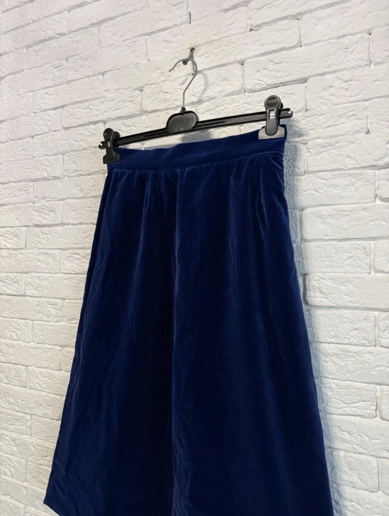 Saint Laurent Paris Super Rare Vintage Saint Larent Paris Velour Skirt 80s Sz 36 Size 26" / US 2 / IT 38 - 2 Thumbnail