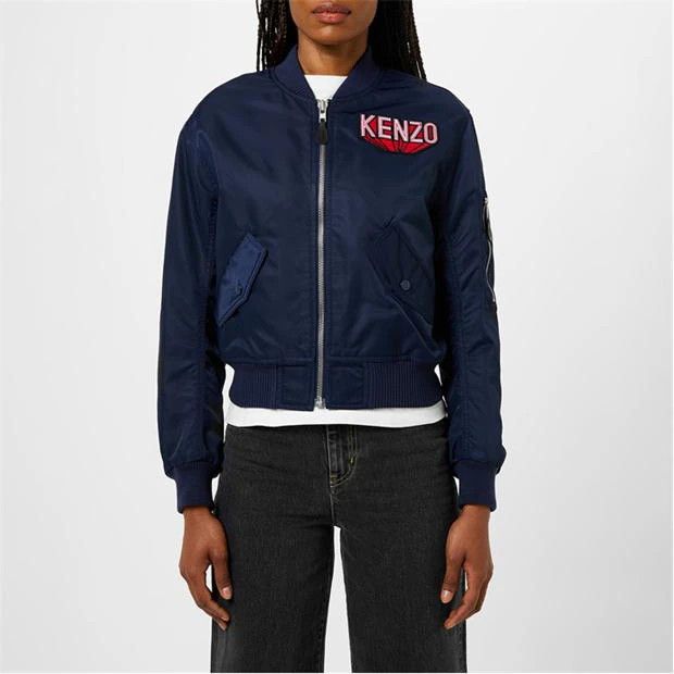 Kenzo o1g2r1mq1024 Bomber Jackets in Navy Size M / US 6-8 / IT 42-44 - 3 Thumbnail
