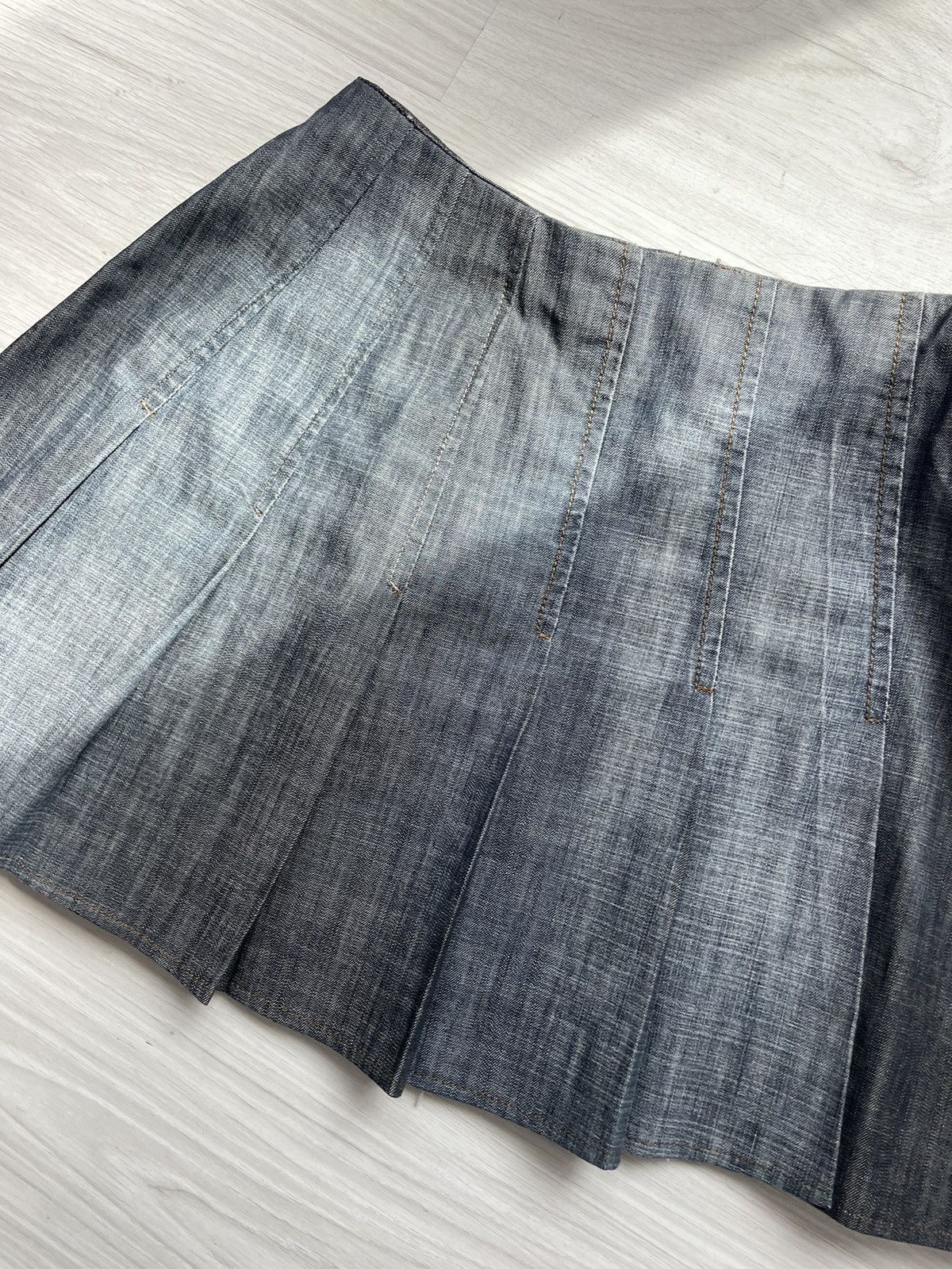 Vintage Denim skirt Size 25" / US 0 / IT 36 - 6 Thumbnail