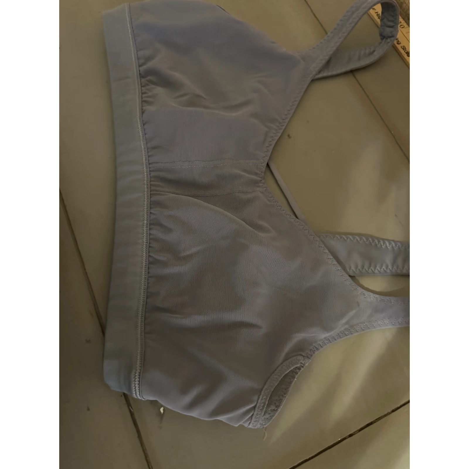 Victoria's Secret VICTORIA'S SECRET SPORT VSX SPORTS BRA Gray M Shirt Womens Size ONE SIZE - 5 Thumbnail