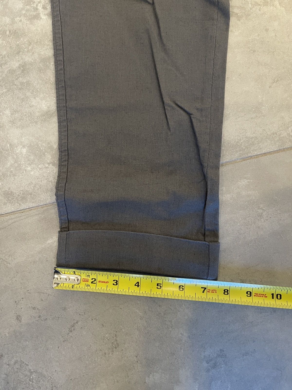 Abercrombie & Fitch Abercrombie & Fitch Cotton & Linen Grey Pants large new Size US 32 / EU 48 - 6 Thumbnail