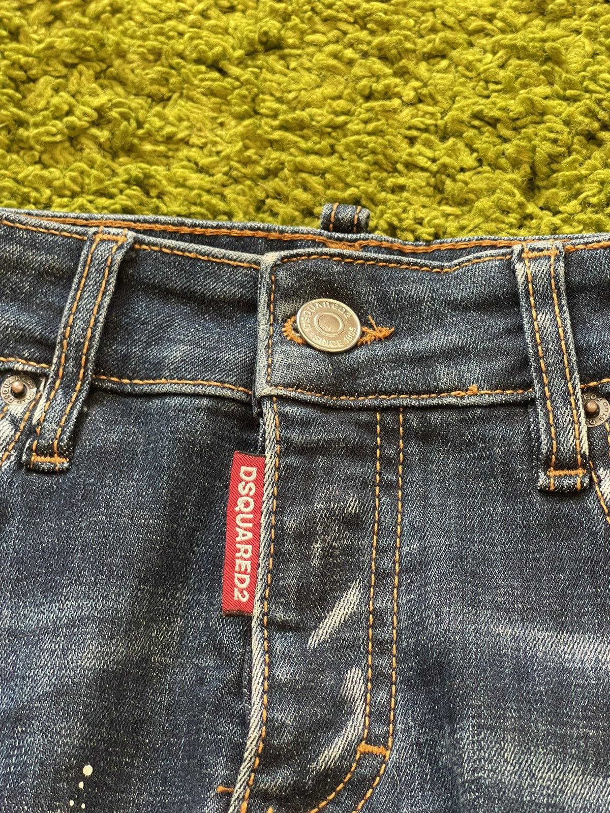 Designer × Dsquared2 Dsquared2 avant garde factory faded jeans denim Size 25" / US 0 / IT 36 - 4 Thumbnail