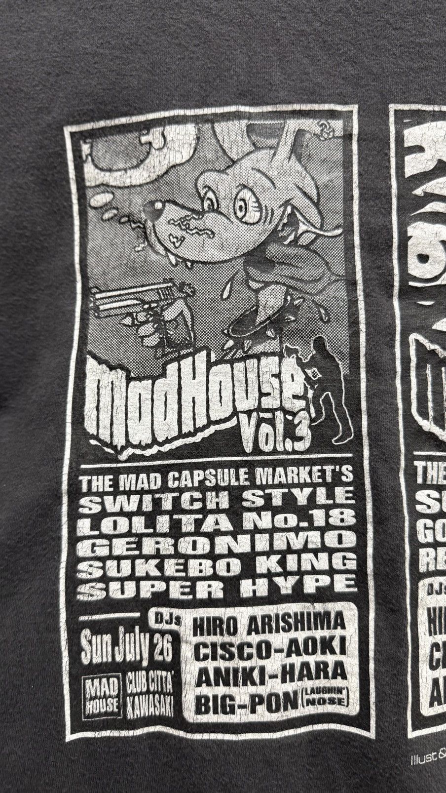 Vintage Vintage 90s Mad House Art Studio Faded Tee Size US M / EU 48-50 / 2 - 6 Thumbnail