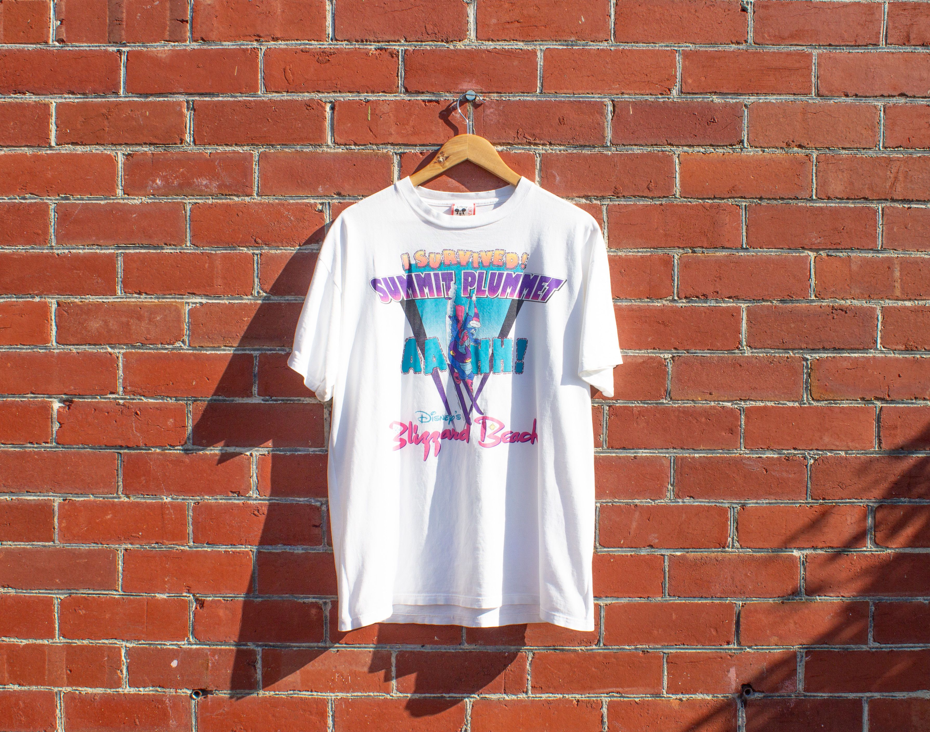 Disney 90's I Survived Summit Plummet T-Shirt Size L / US 10 / IT 46 - 1 Thumbnail