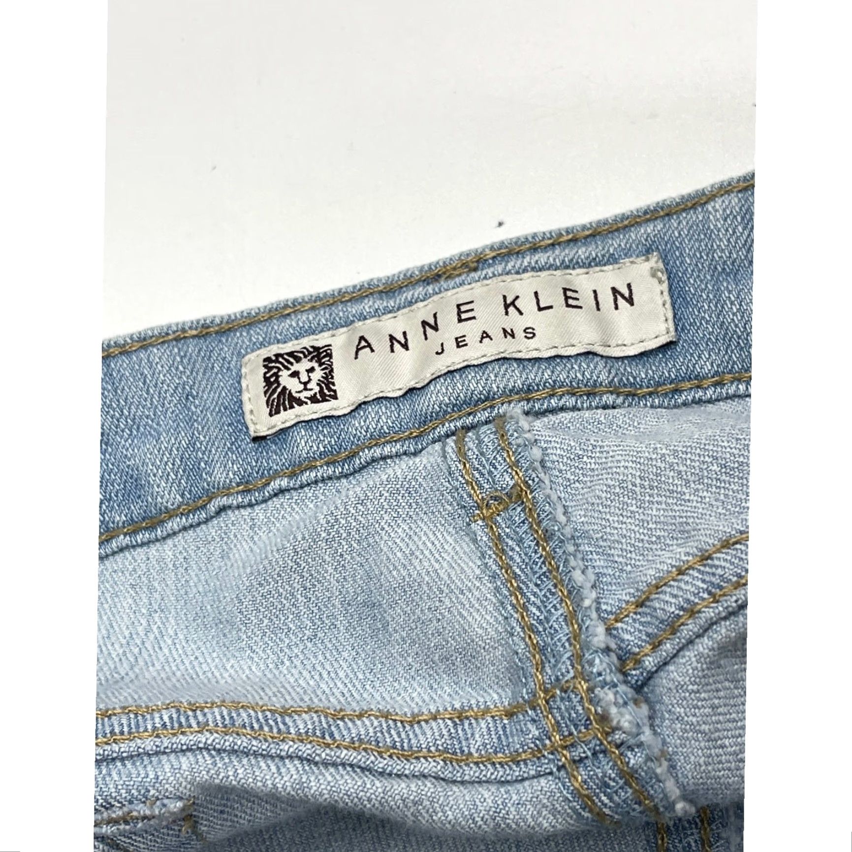Anne Klein Anne Klein Skinny Jeans Women Size 16 Light Blue Denim Mid Rise Cotton Blend Jeans Size 26" / US 2 / IT 38 - 3 Thumbnail