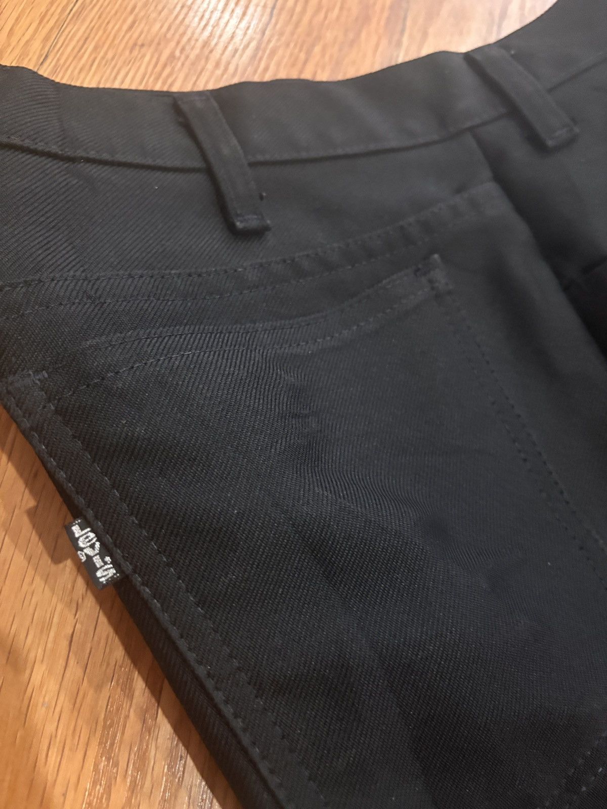 Levi's Black Flare Dress Jeans Size US 30 / EU 46 - 2 Thumbnail