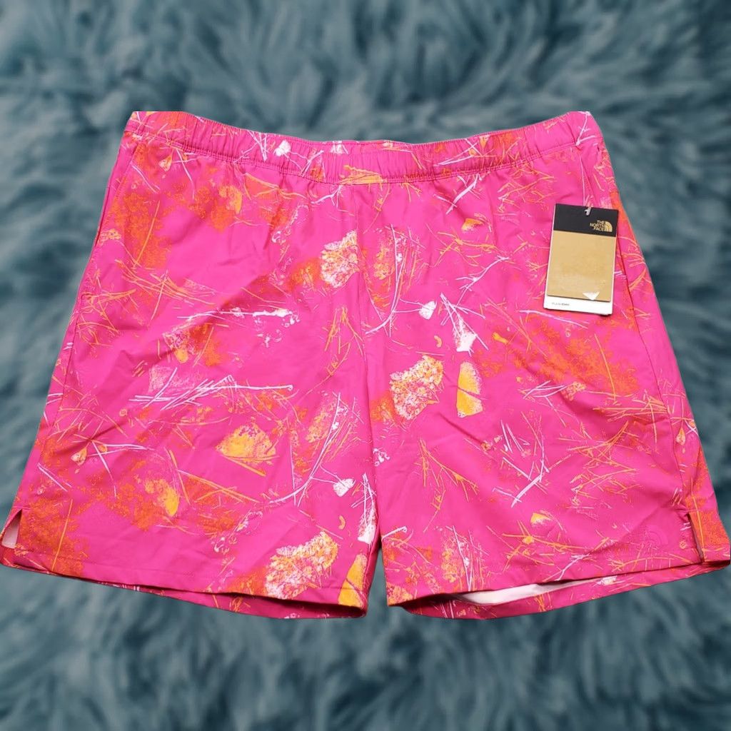 The North Face The North Face Wander Shorts Mens XL Multi FlashDry Zip Pocket Elastic Waistband Mens XL Size US 36 / EU 52 - 1 Thumbnail