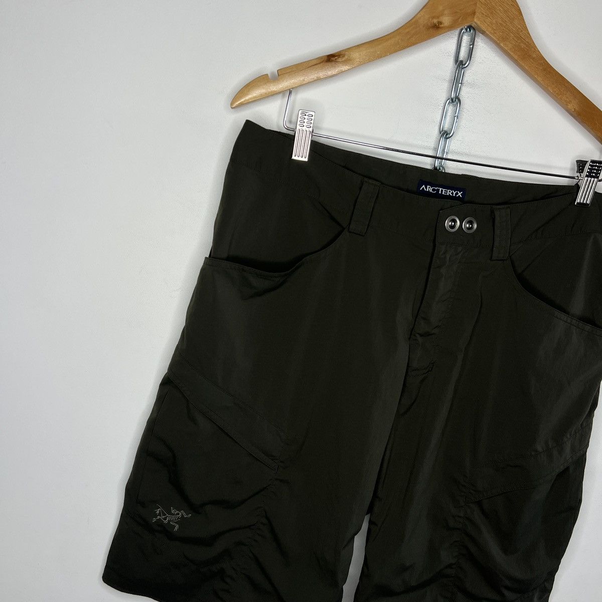 Arc'teryx Arcteryx Vintage Outdoor Shorts Dark Khaki Green Cargo Size US 34 / EU 50 - 3 Thumbnail