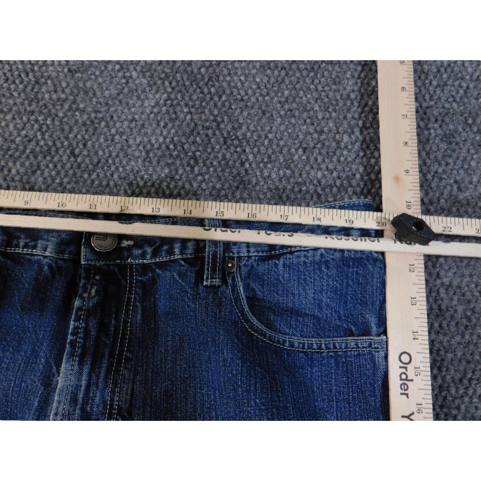 Sean John Sean John Jeans Mens 40 Blue Baggy Fit Straight Leg Denim Classic Hip Hop Style Shirt/Jeans? Size US 40 / EU 56 - 5 Thumbnail