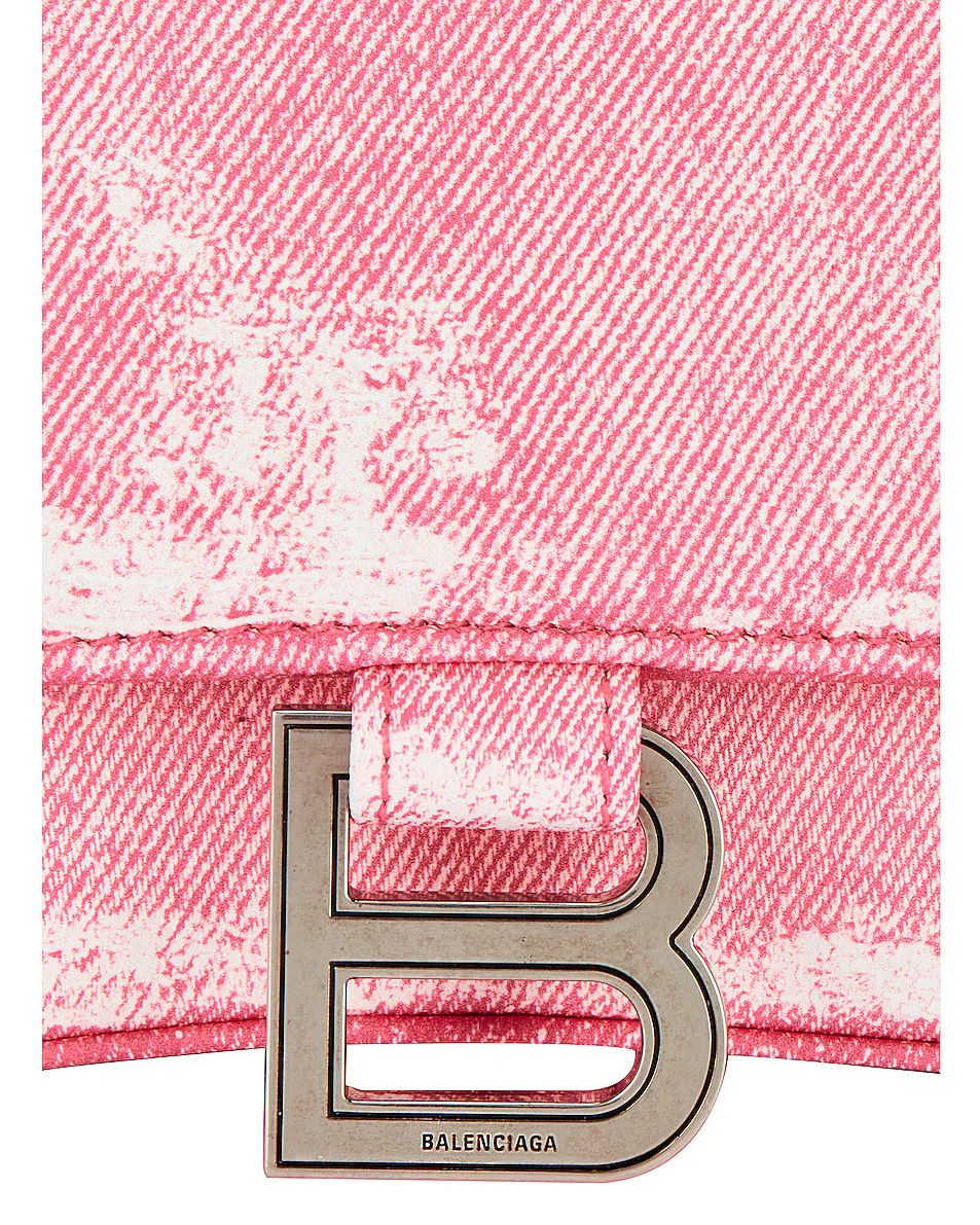 Balenciaga o1la1rc1a1024 Size: OS / Hourglass Top Handle Bag Pink Size ONE SIZE - 8 Thumbnail