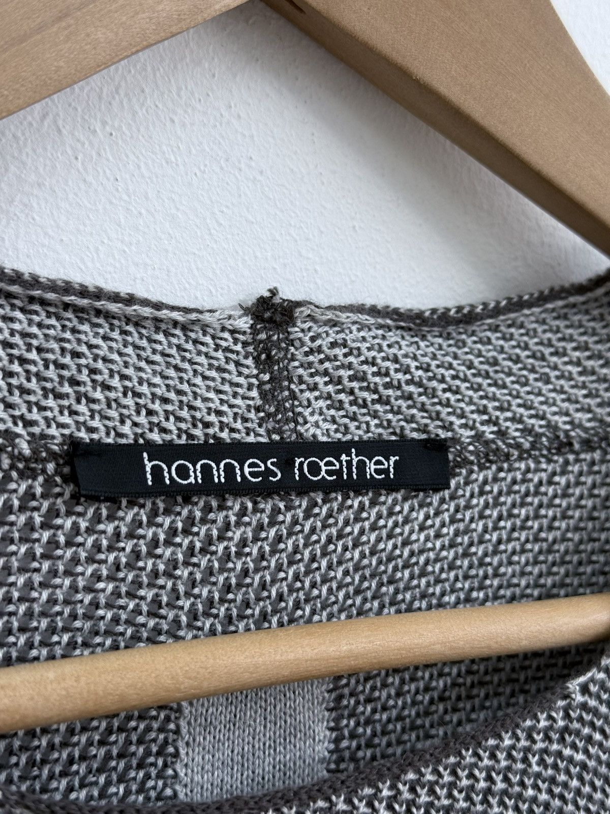 hannes roether Hannes Roether Gray Wool Knit Sweater Size US XL / EU 56 / 4 - 4 Thumbnail