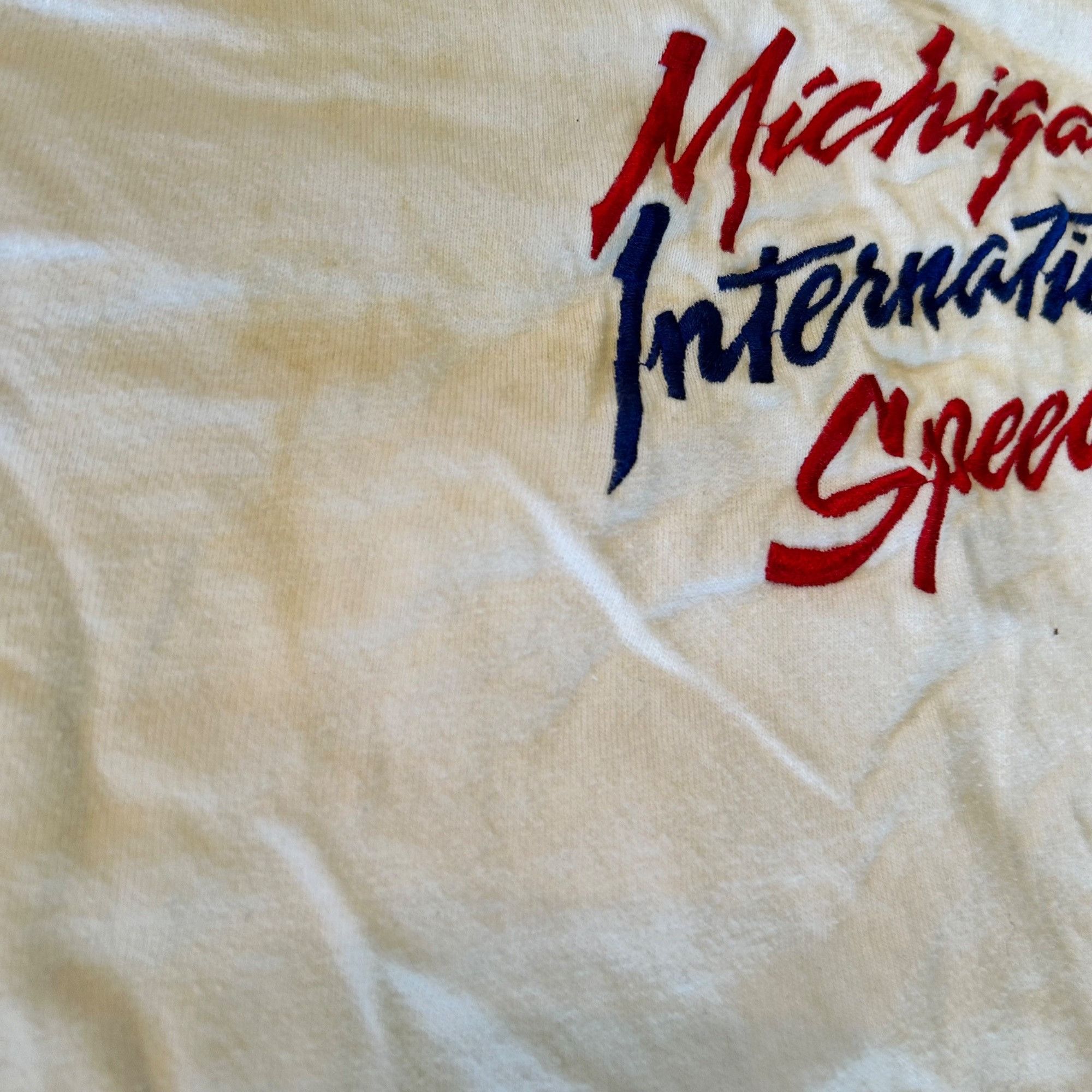 Vintage Vintage Michigan International Speedway Racing Embroidered S Size US XL / EU 56 / 4 - 4 Thumbnail
