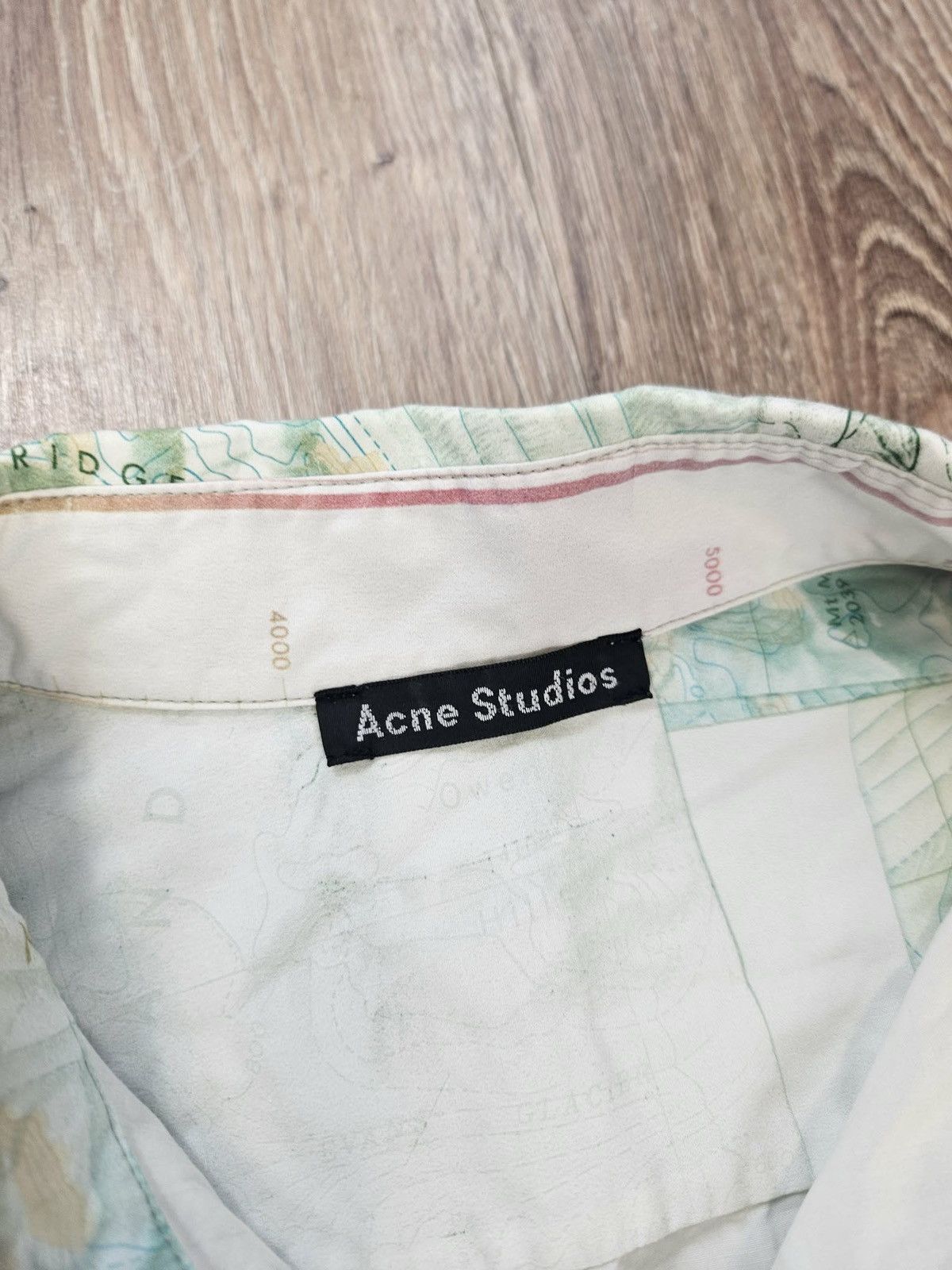 Acne Studios ACNE STUDIOS MAP DRESS SHIRT LONG SLEEVE Size US S / EU 44-46 / 1 - 5 Thumbnail