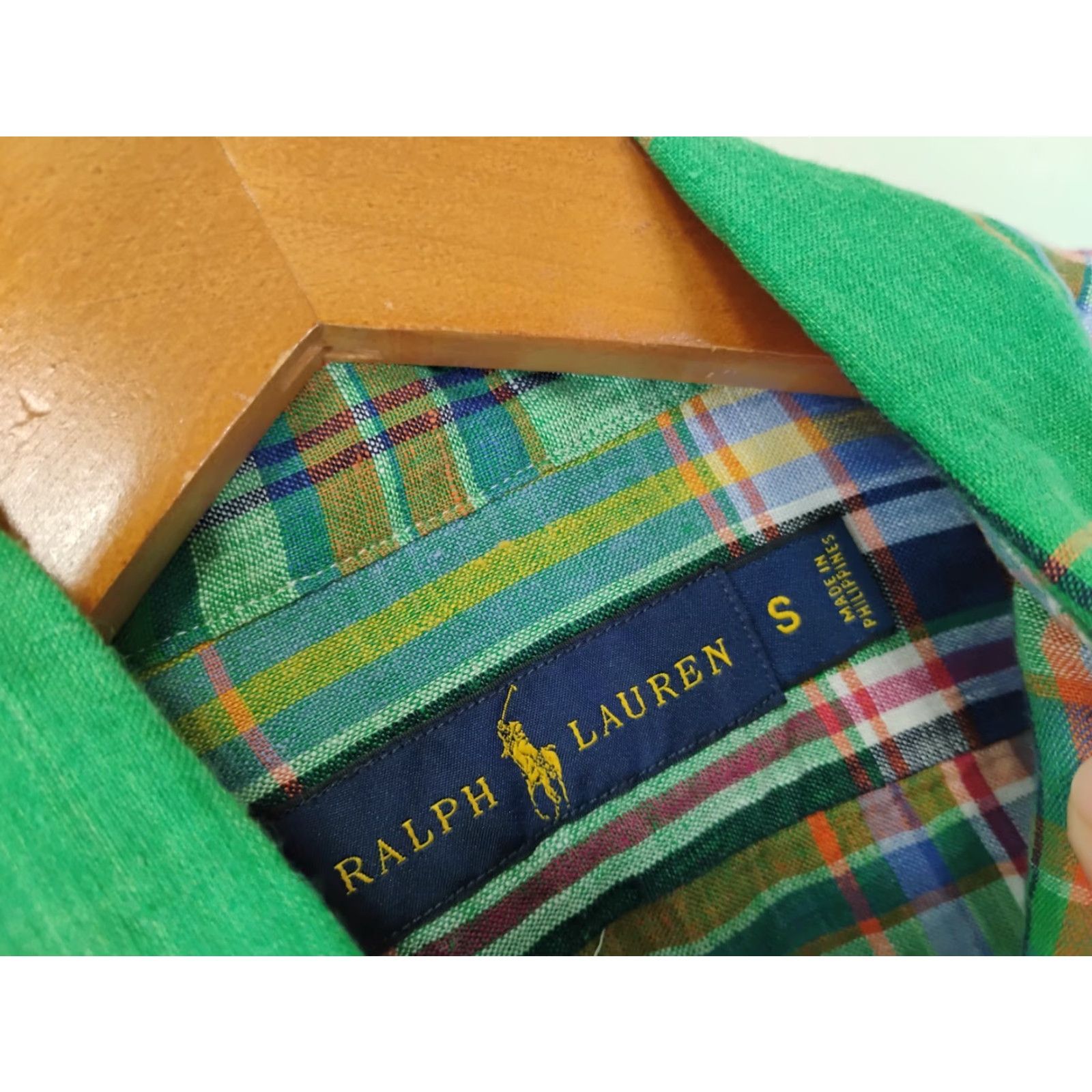 Polo Ralph Lauren Polo Ralph Lauren Button-Up Shirt Multicolor Linen Classic Fit Mens S Small Button Down Collared Long Sleeve Casual Travel 100% Linen Size US S / EU 44-46 / 1 - 6 Thumbnail