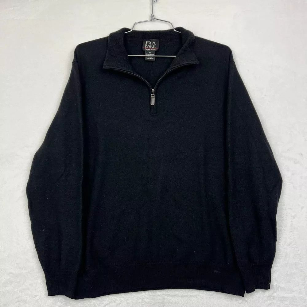 Jos. A. Bank Jos A Bank Sweatshirt Men XL Collared Long Sleeve Wool Size US XL / EU 56 / 4 - 1 Thumbnail