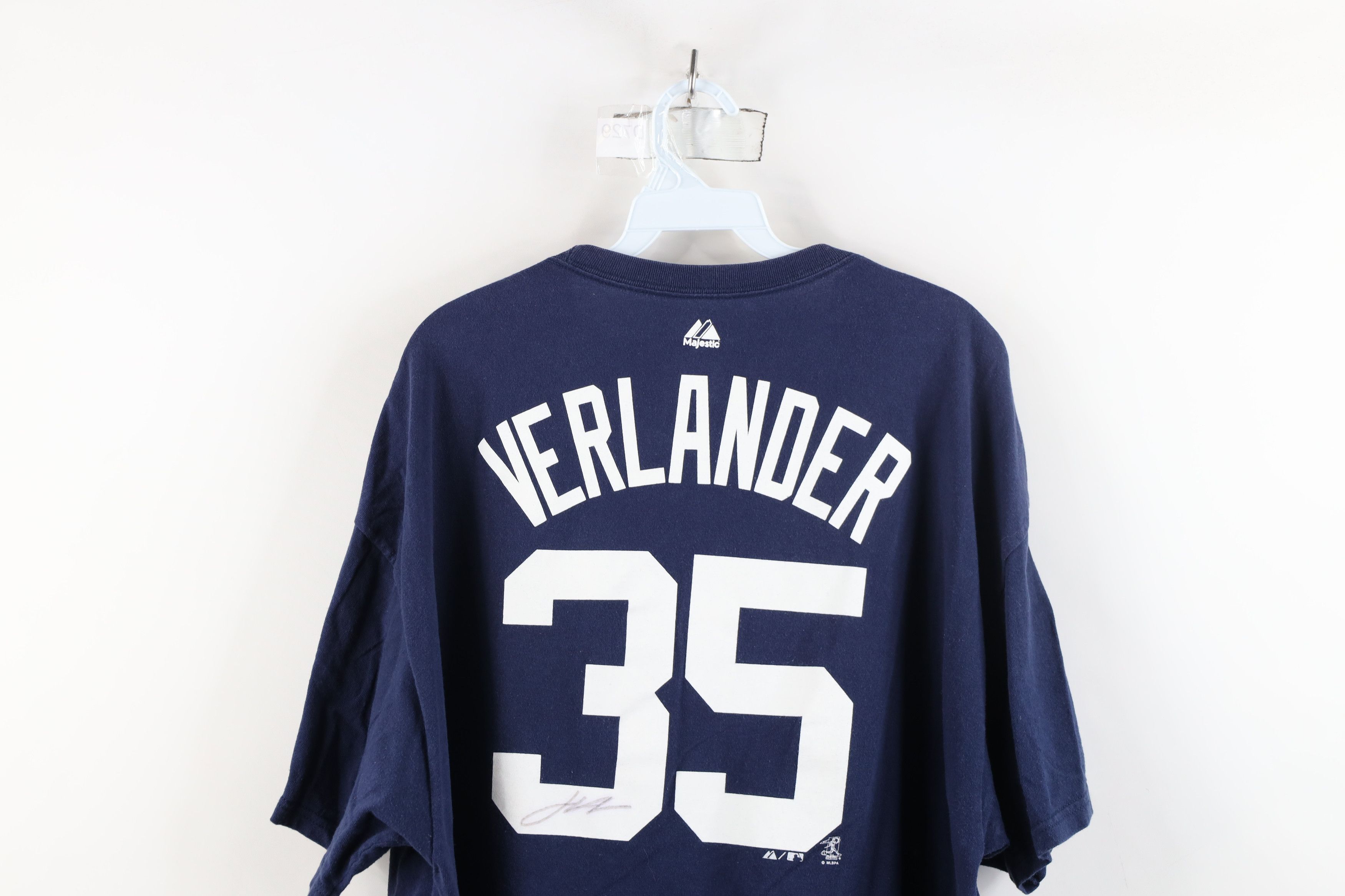 Majestic × Vintage Vintage Majestic Verlander Tigers Baseball Jersey Shirt Size US XXL / EU 58 / 5 - 14 Thumbnail