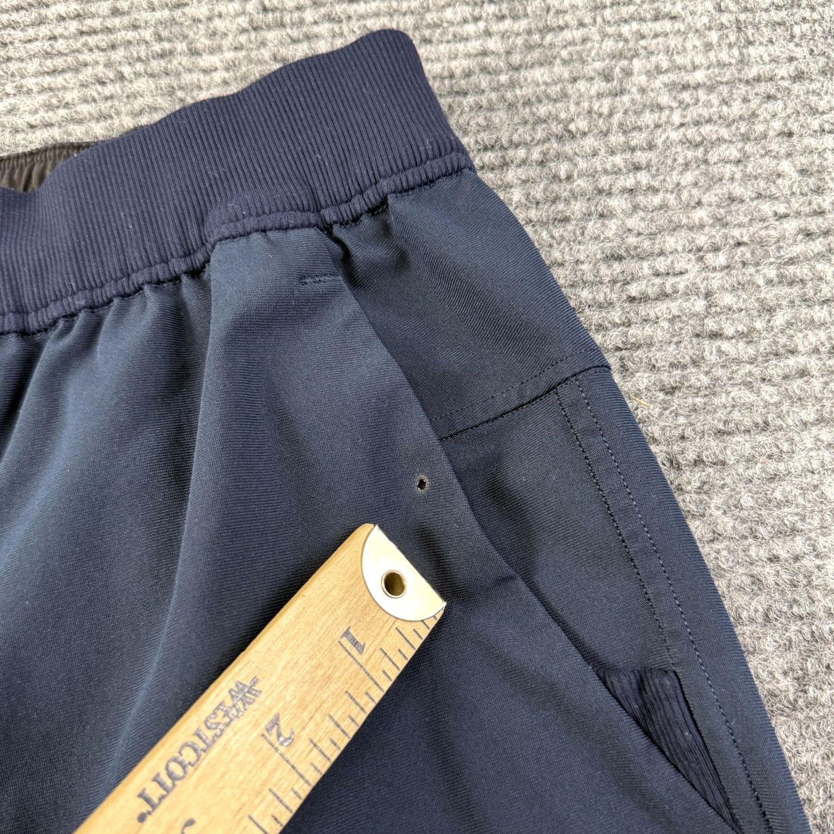 Lululemon Lululemon Mens Large Blue Woven Jogger Pants Zip Pocket Drawstring Athletic Size US 33 - 7 Thumbnail