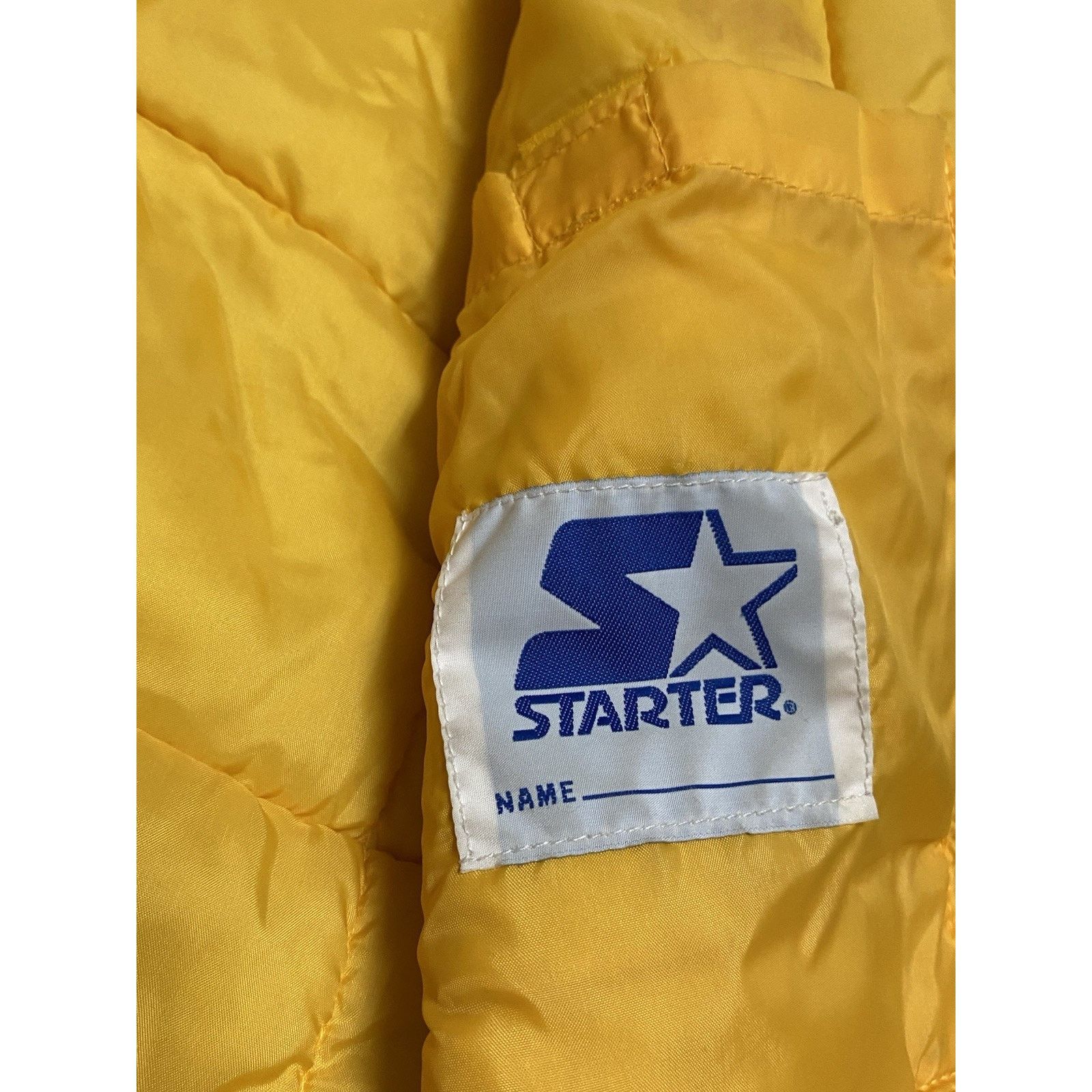 Starter VTG Notre Dame Starter Puffer Jacket Mens L Blue Full Zip Size US L / EU 52-54 / 3 - 6 Thumbnail